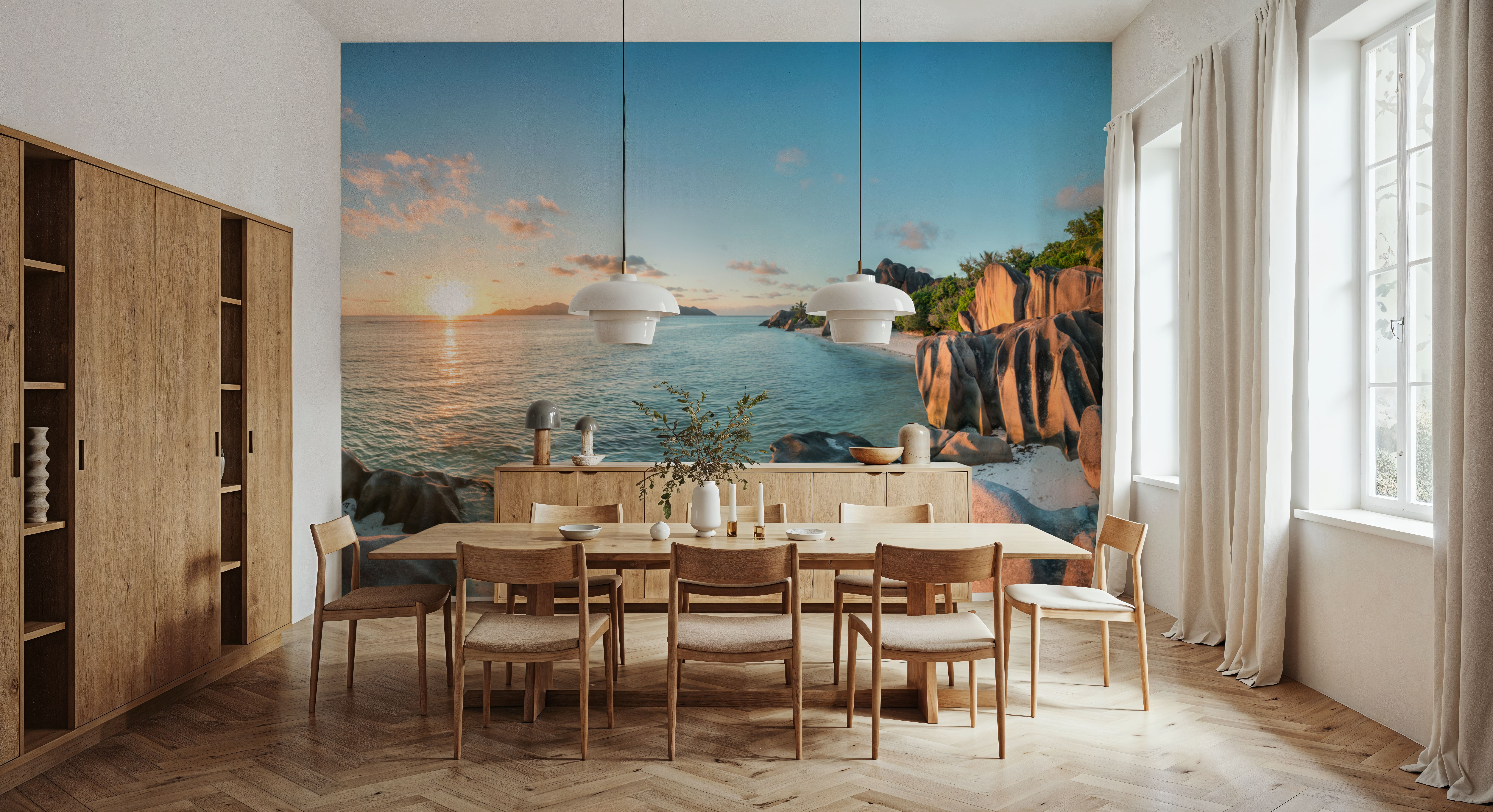 Blue Skies, Sunset Beach