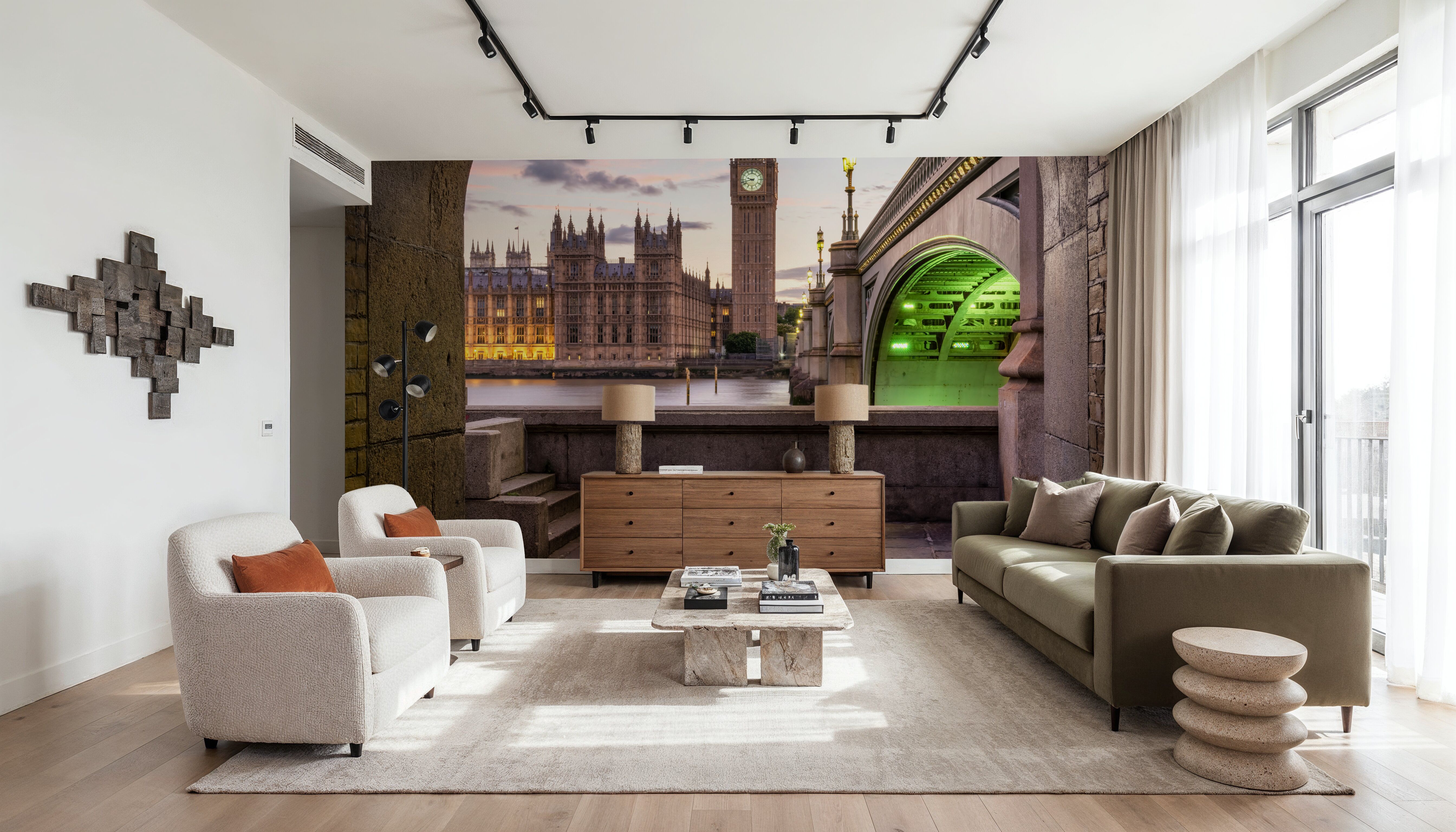 Big Ben and Westminster Bridge Framed