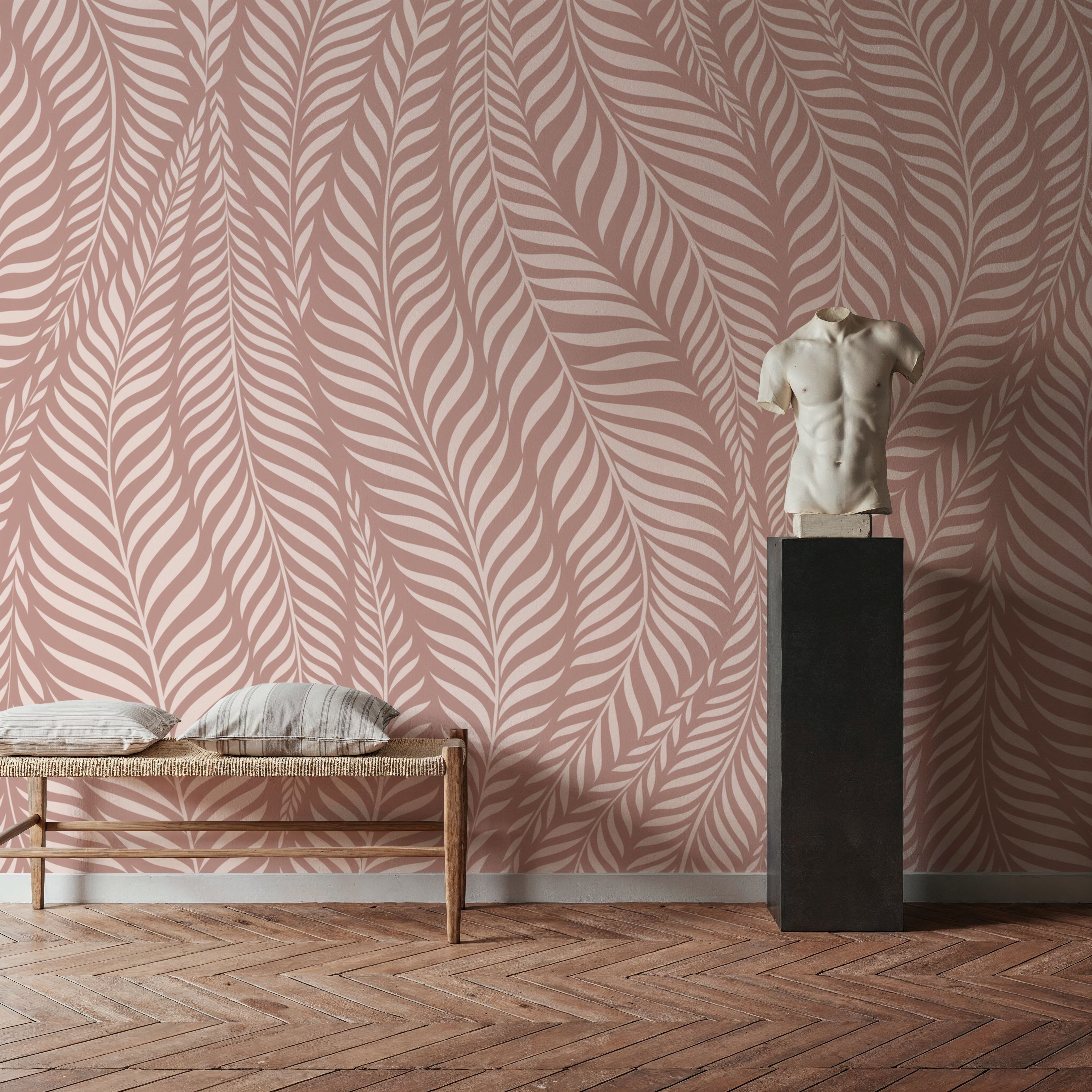 Pink Leaf Wave