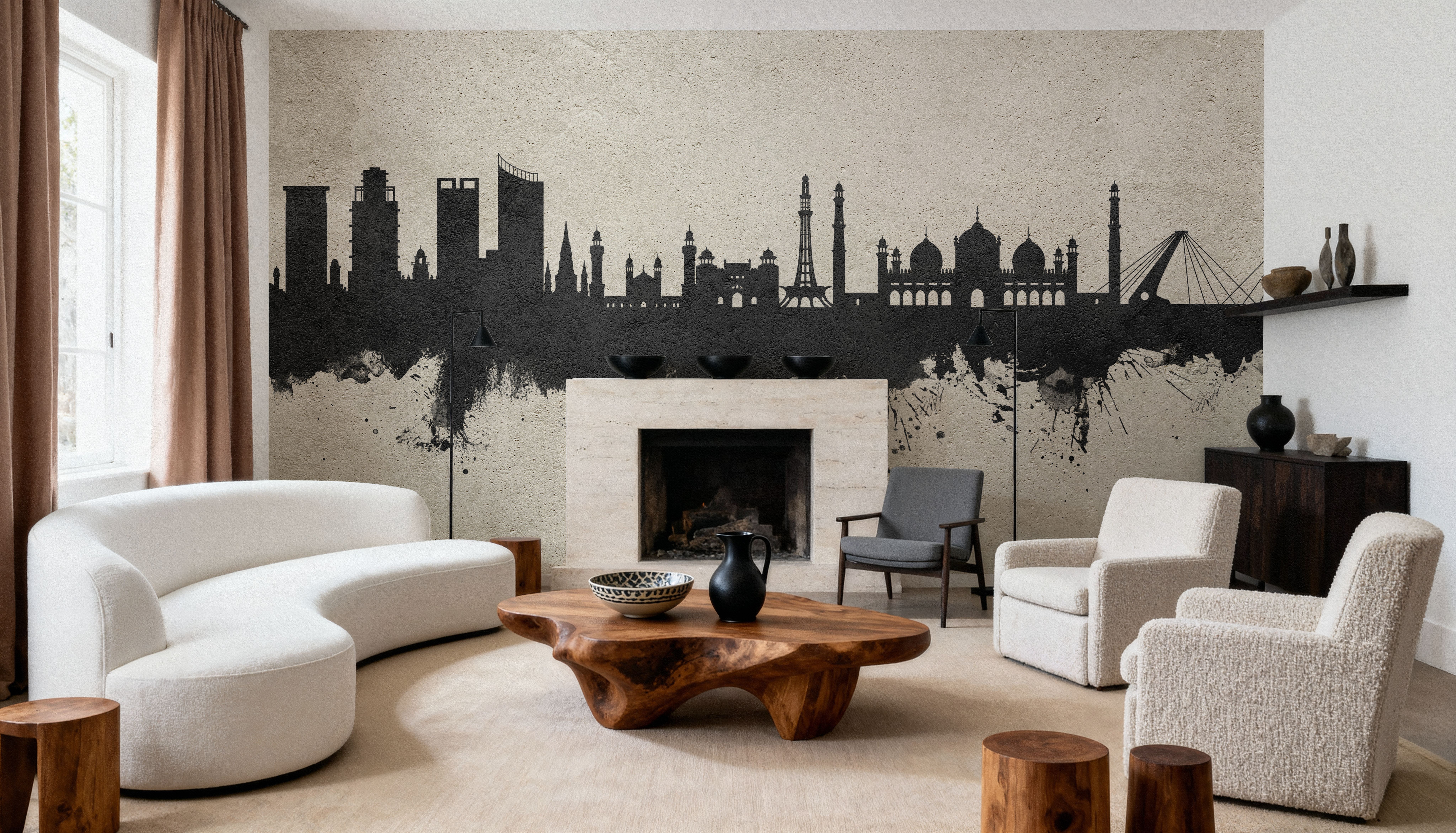 Lahore Pakistan Skyline Concrete