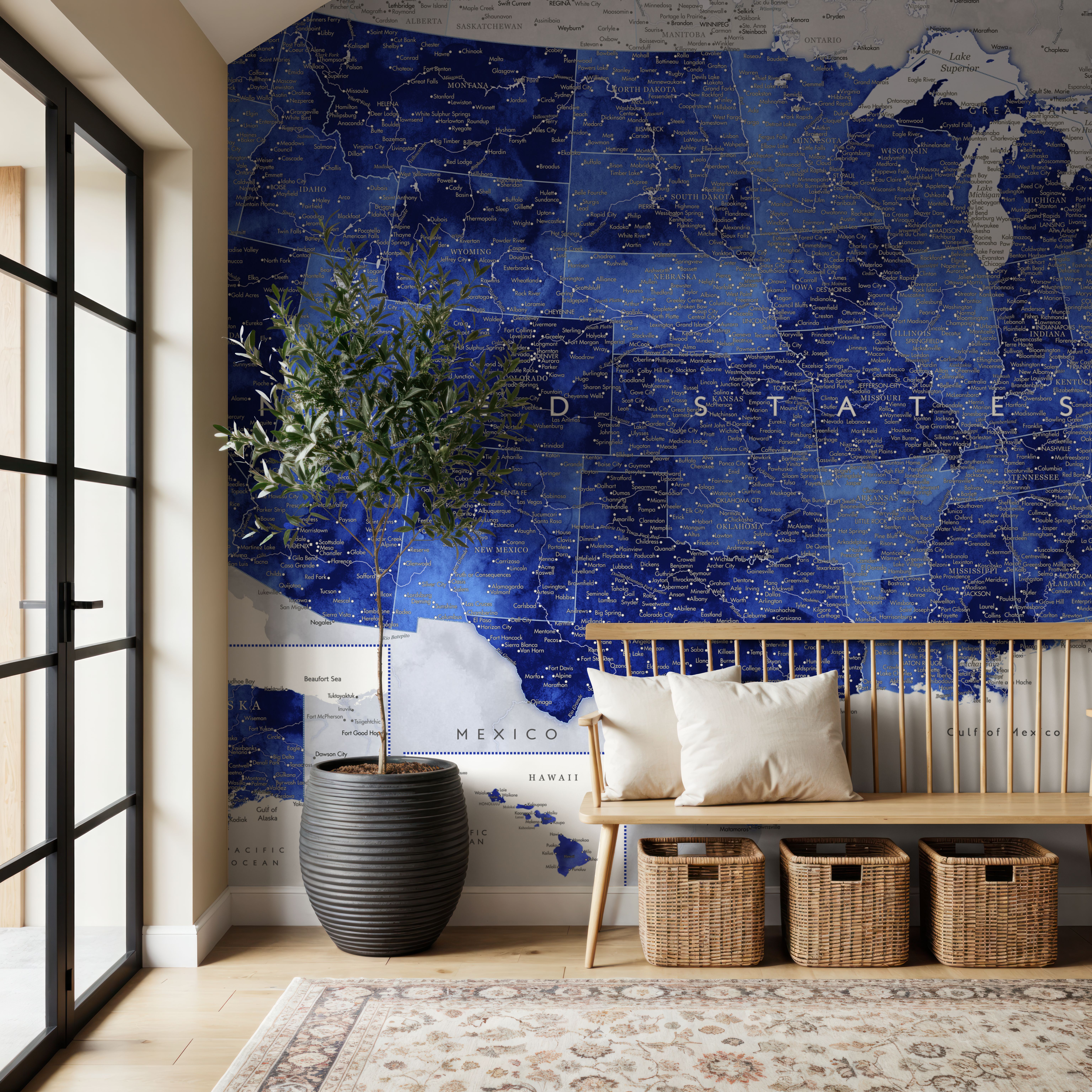 US Map Detailed - Gulzar