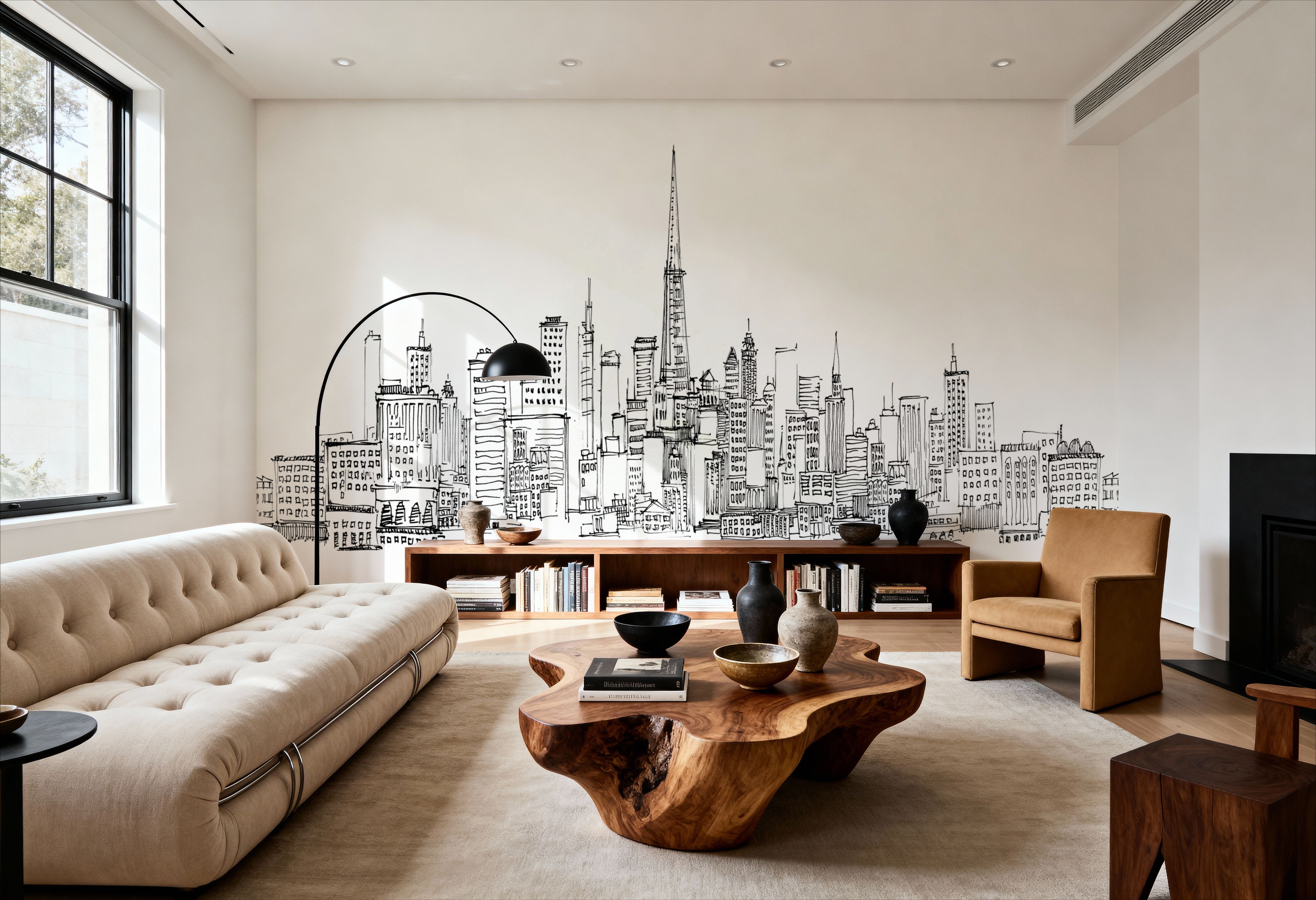 Draw San Francisco Skyline