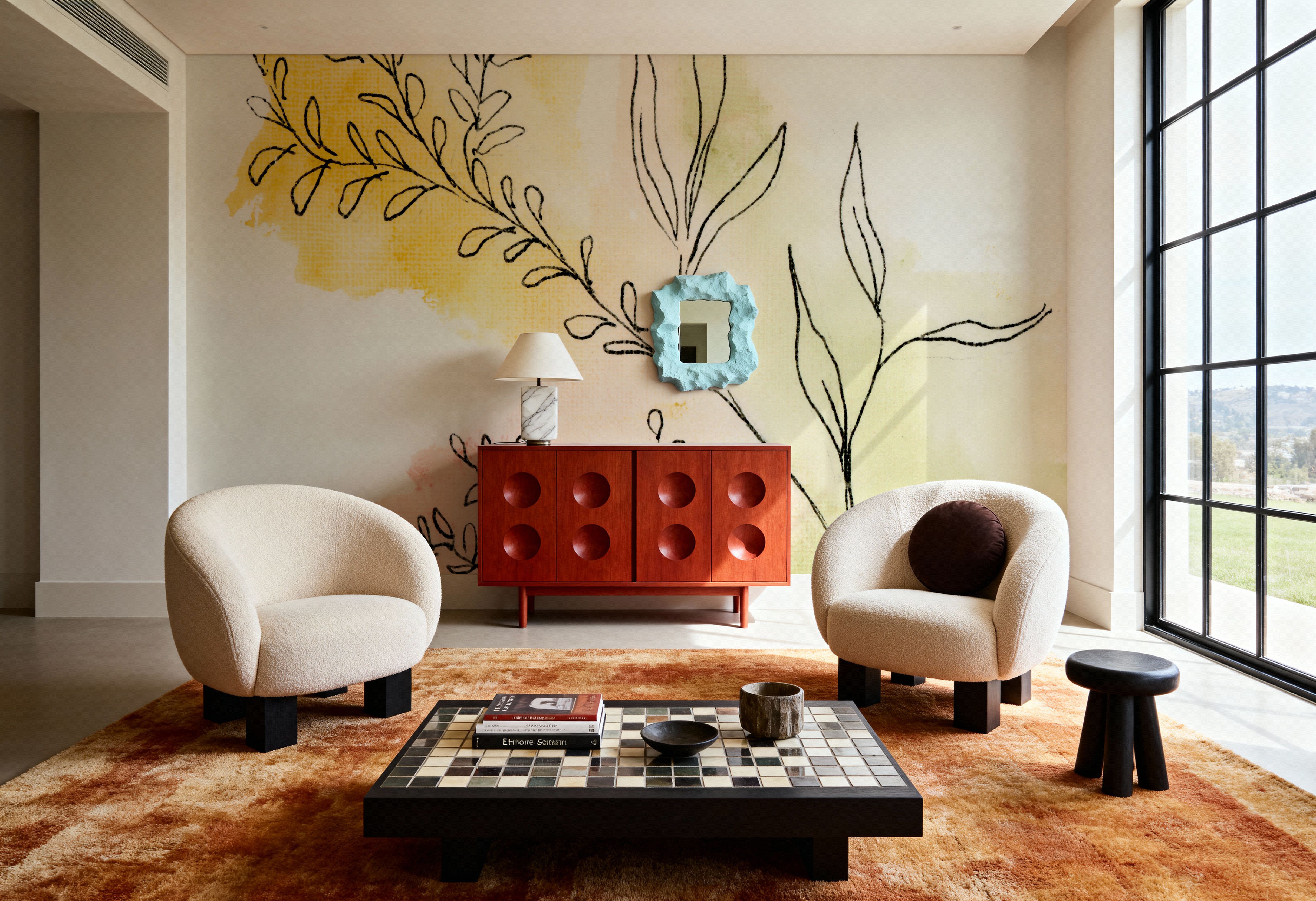 Illustrative Botanical II, Carte da parati