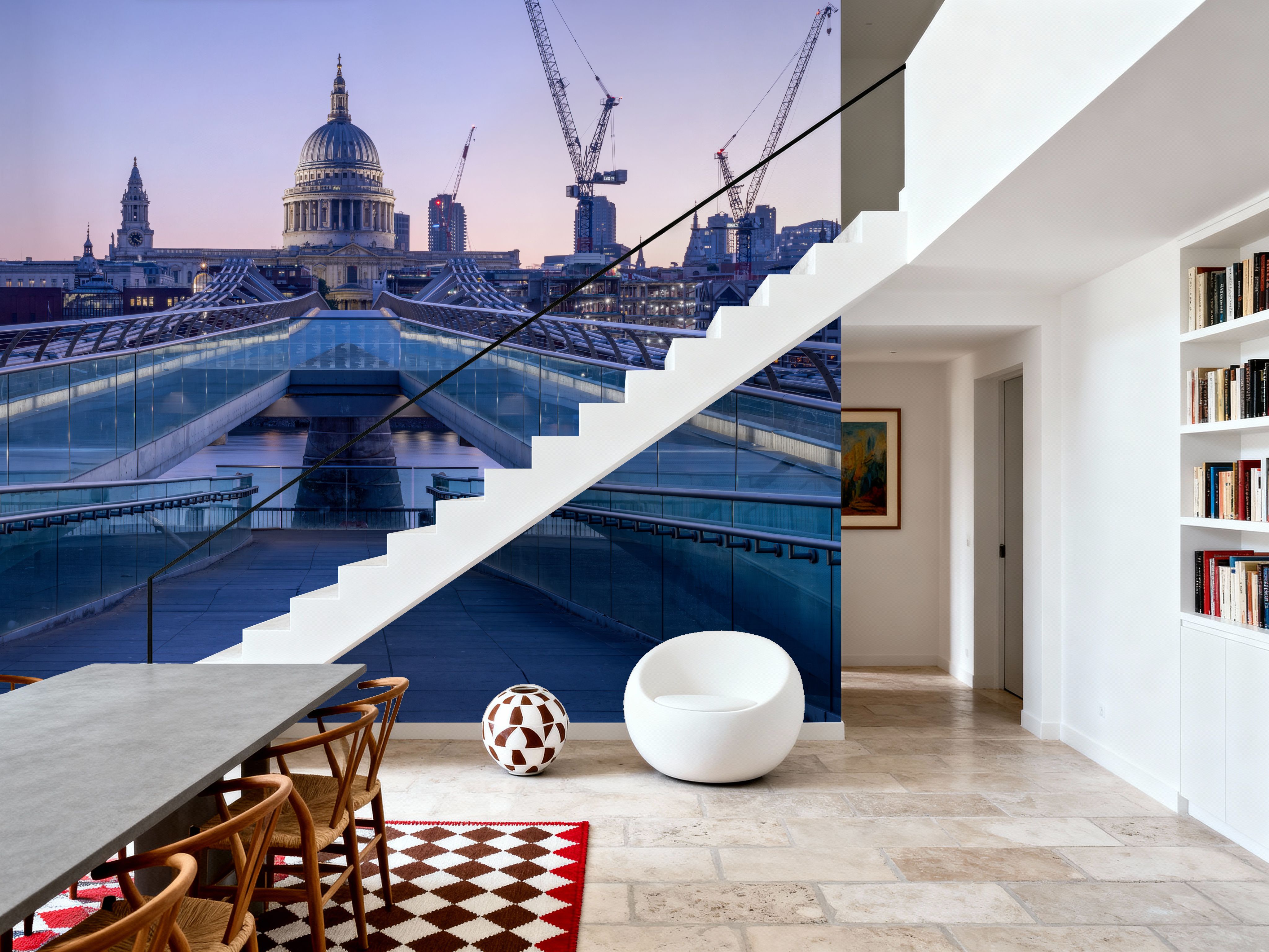 Millennium Bridge and Saint Paul´s Cathedral, Wallpaper