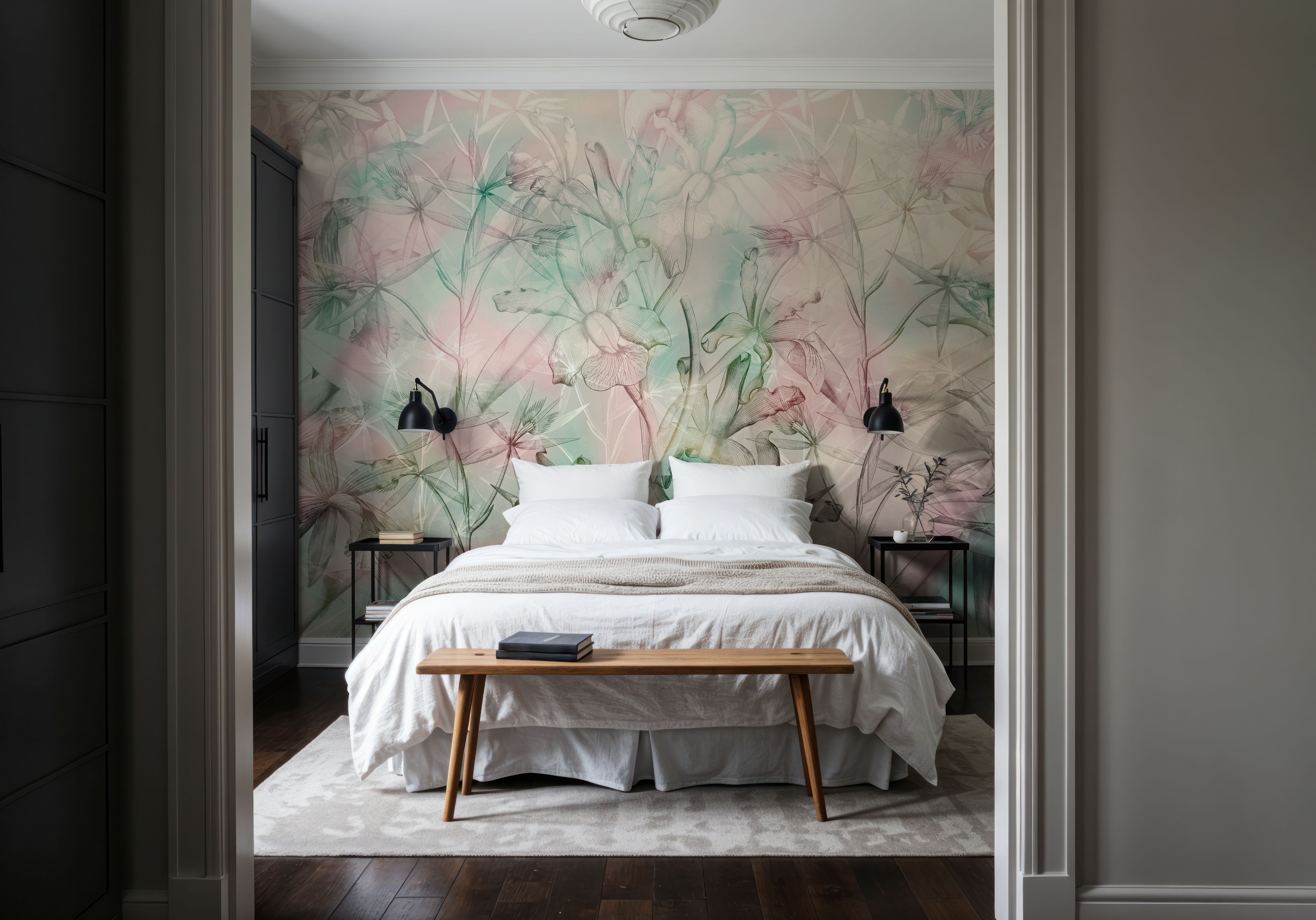 Orchid Mirage, Behang