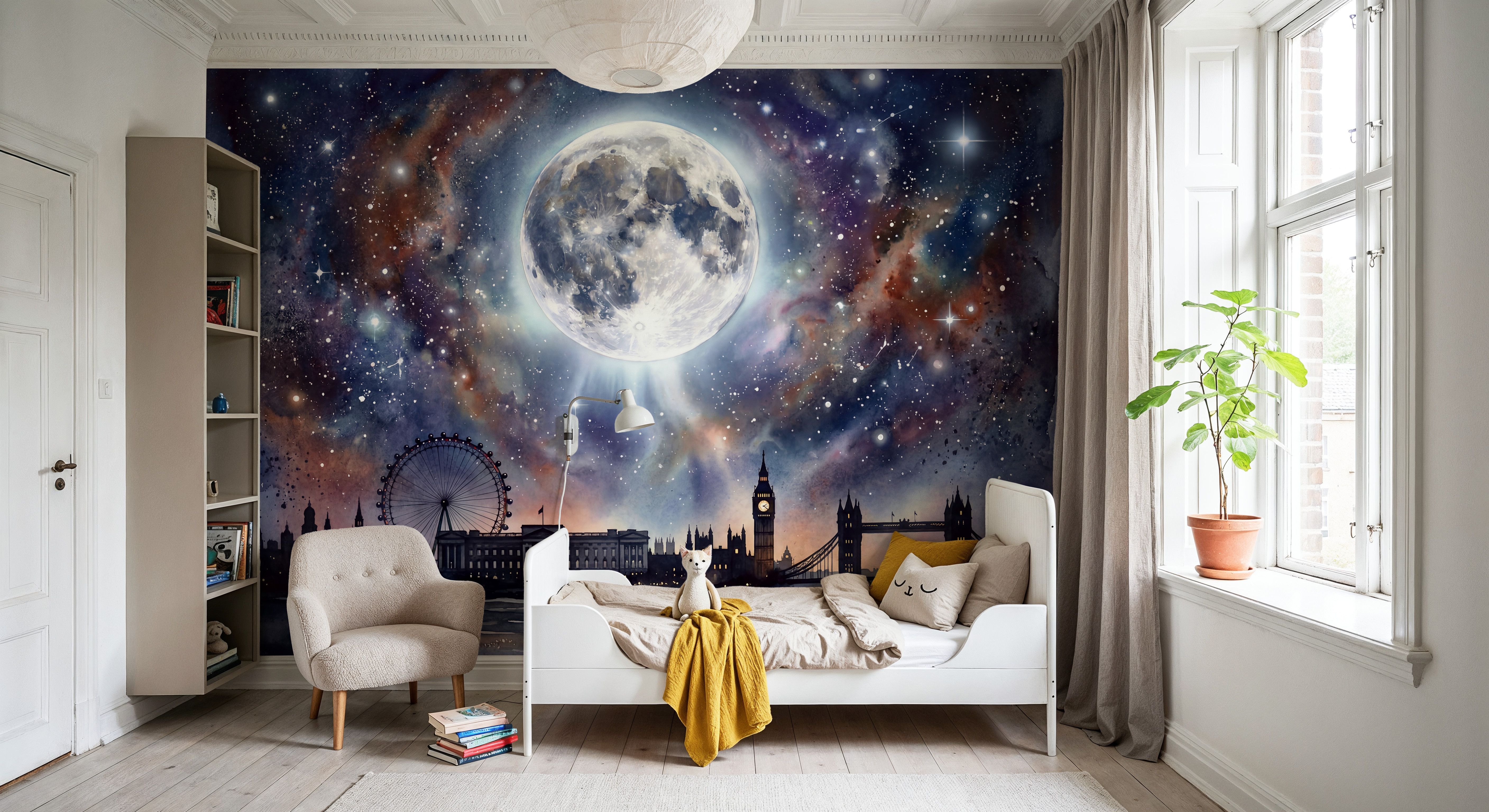 London - Powerful Moon Series, Wallpaper