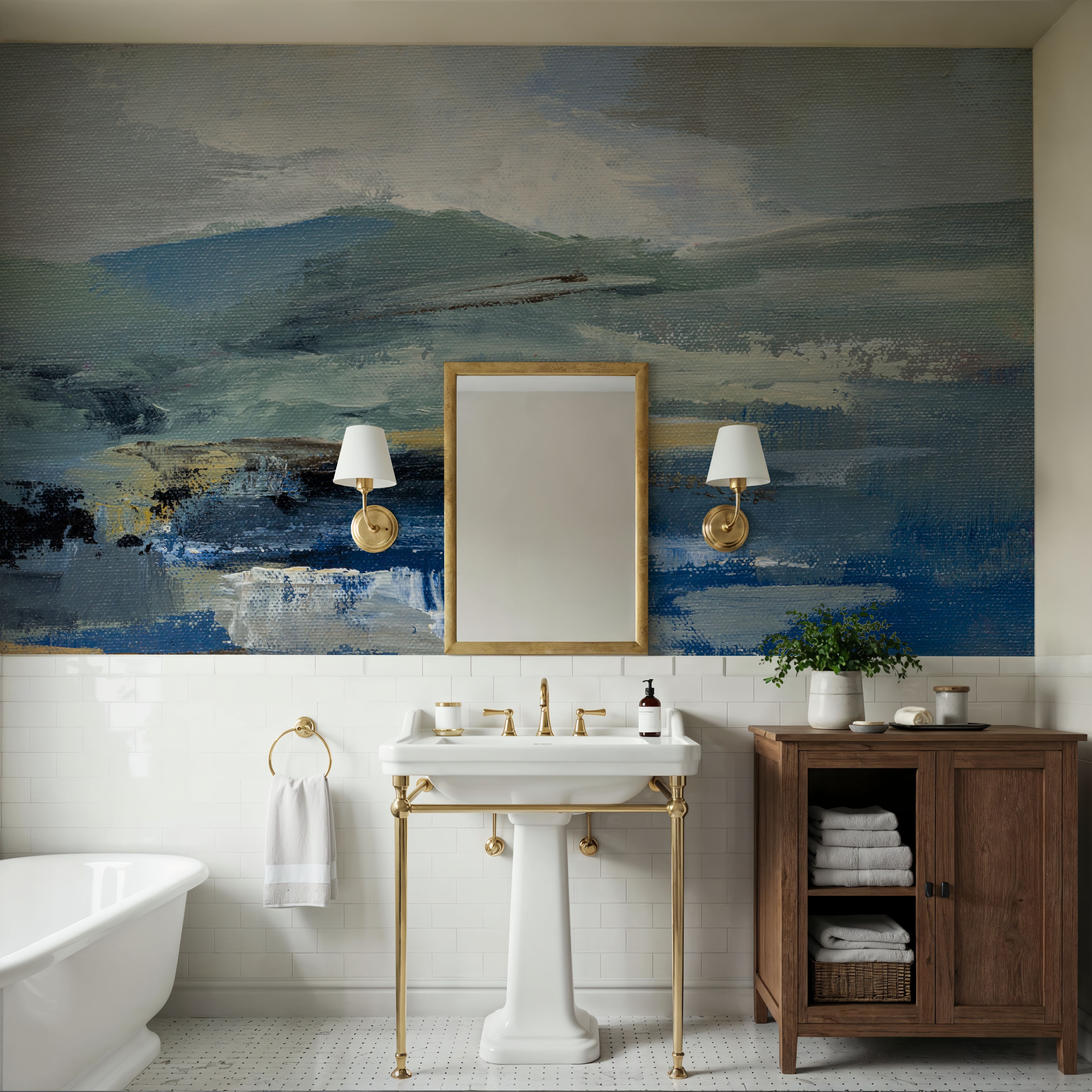 April Mountain River I