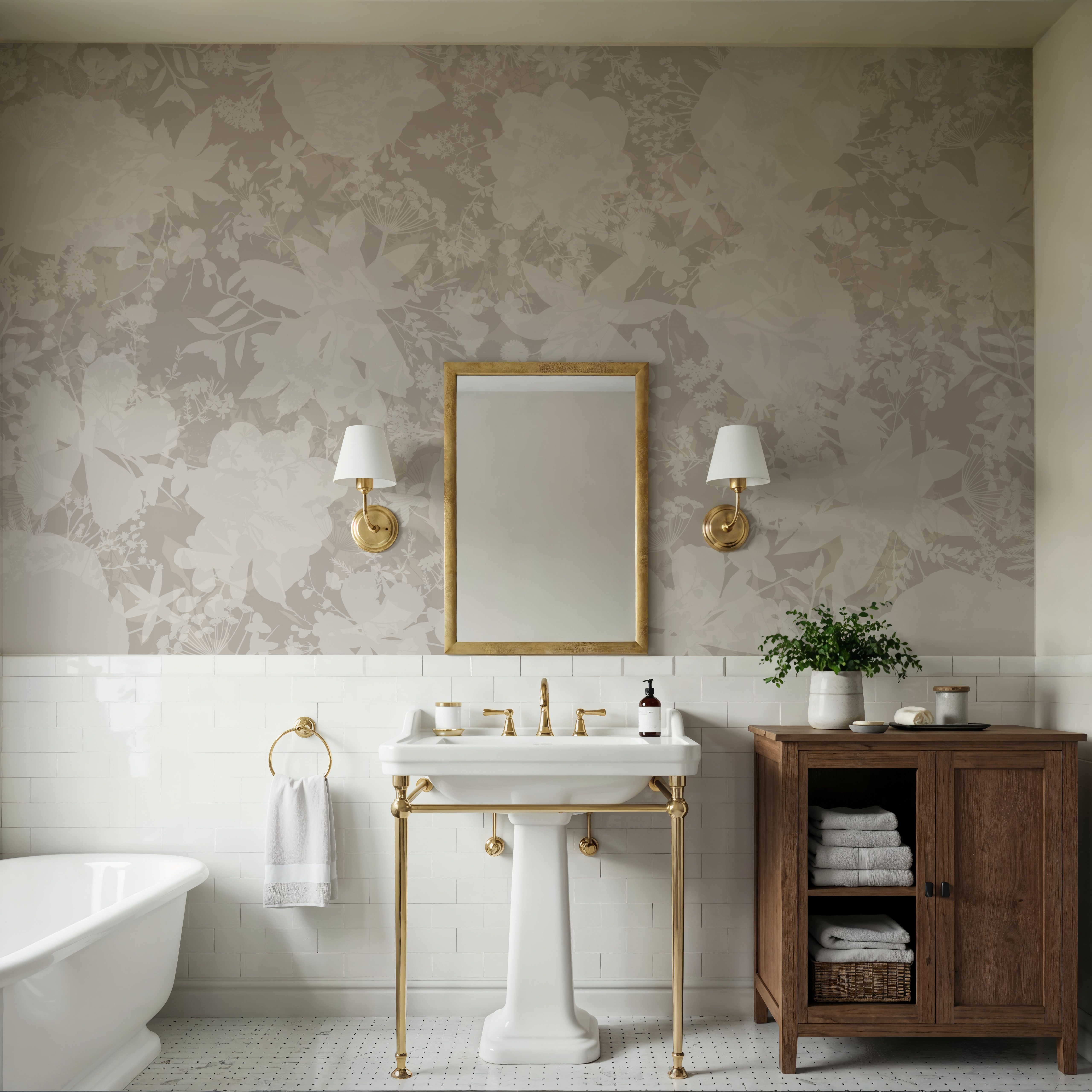 Flower Silhouette No Stain