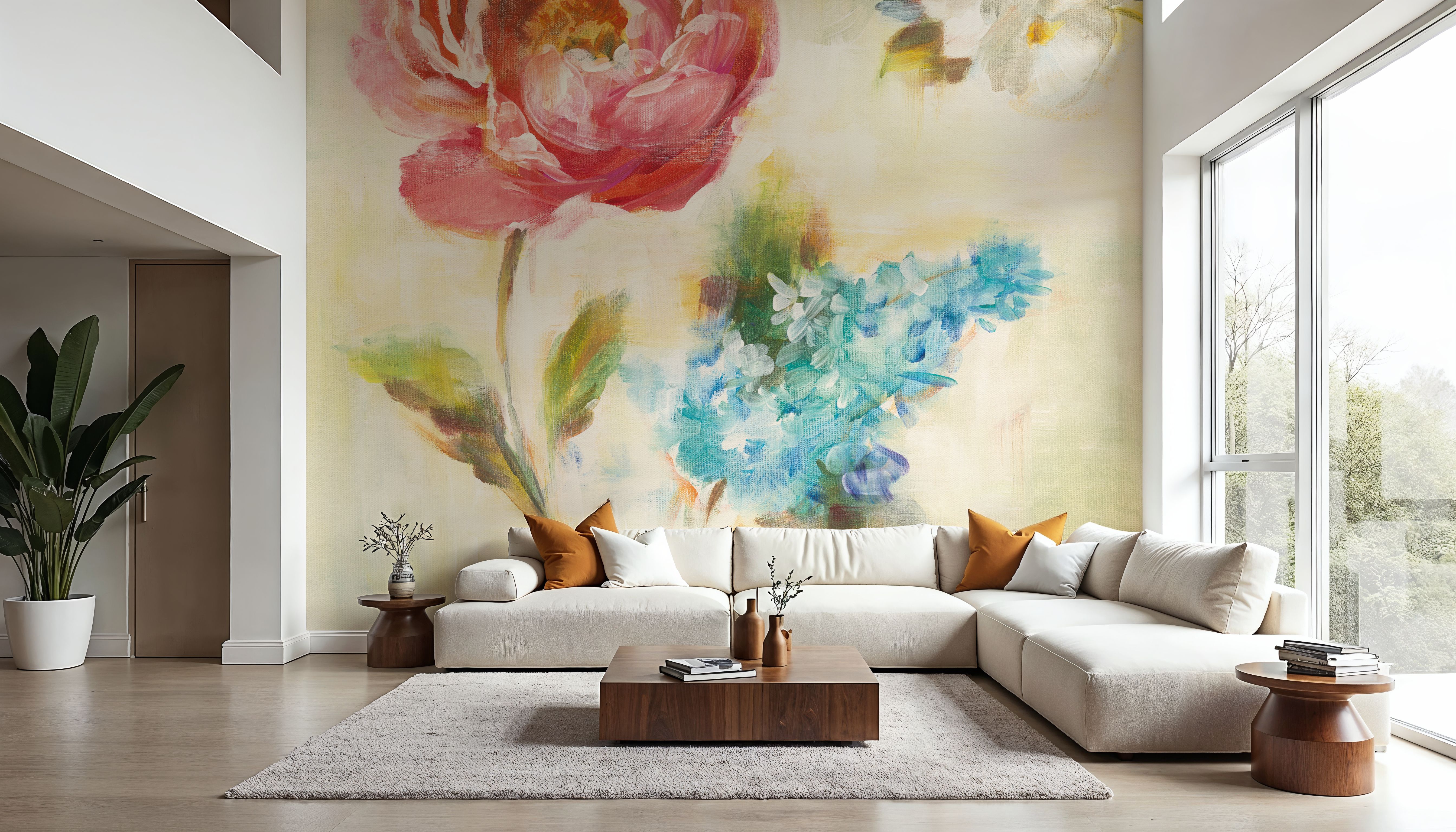 Contemporary Flower I