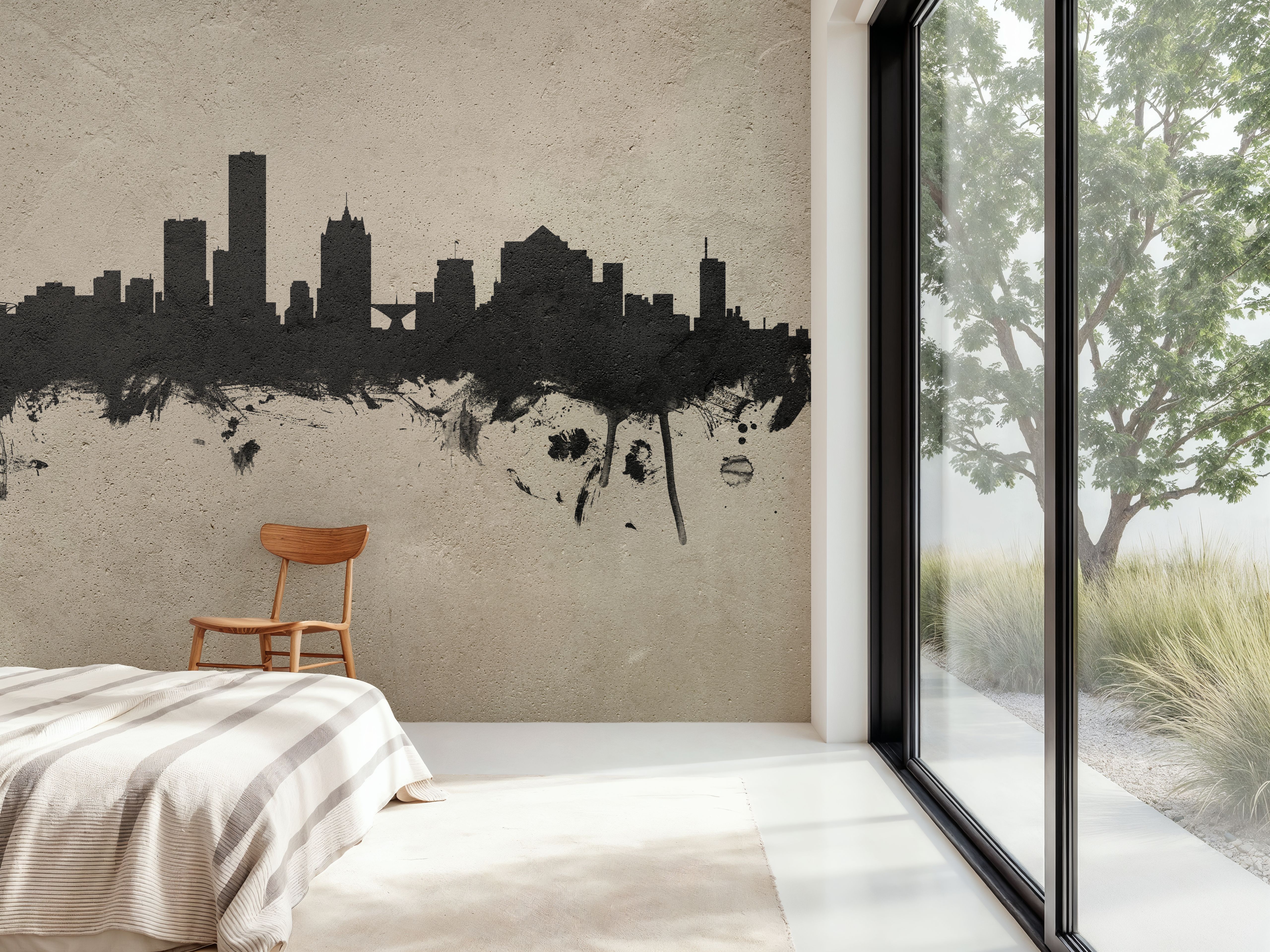 Milwaukee Wisconsin Skyline Concrete