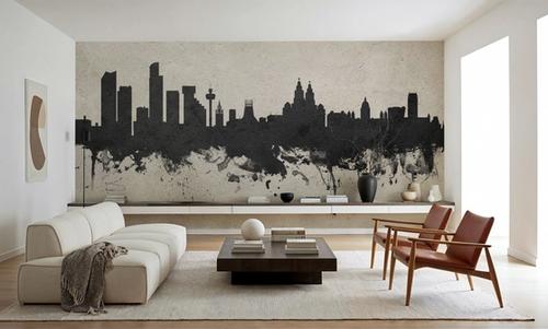 Liverpool England Skyline Concrete
