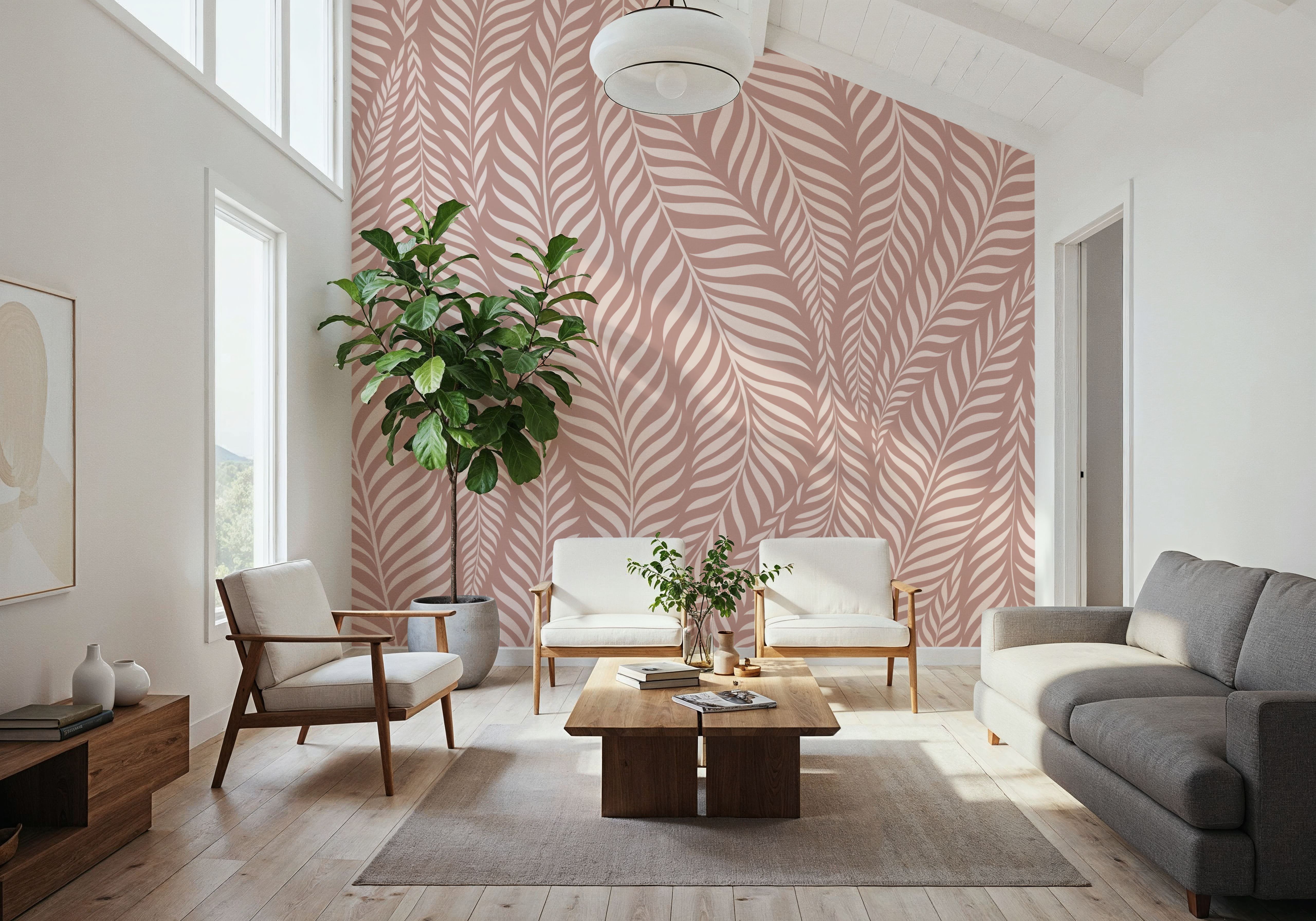 Pink Leaf Wave