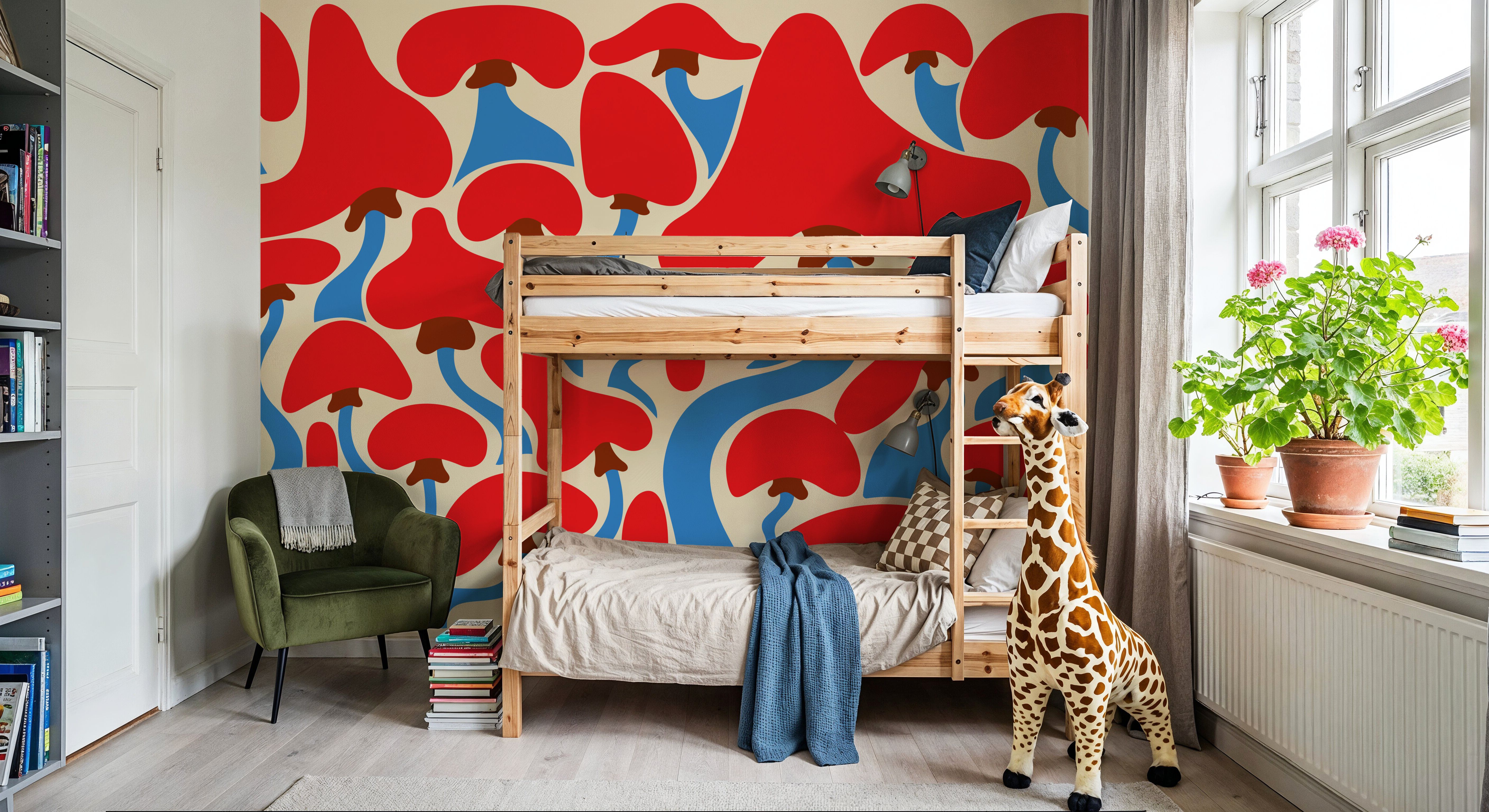 Groovy Mushrooms, Wallpaper