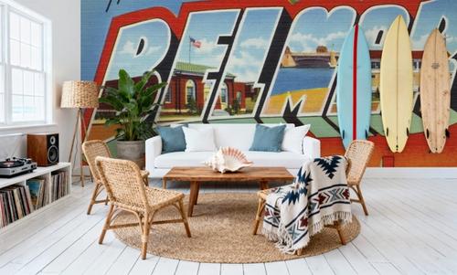 Greetings from Belmar - Screenprint Postcard