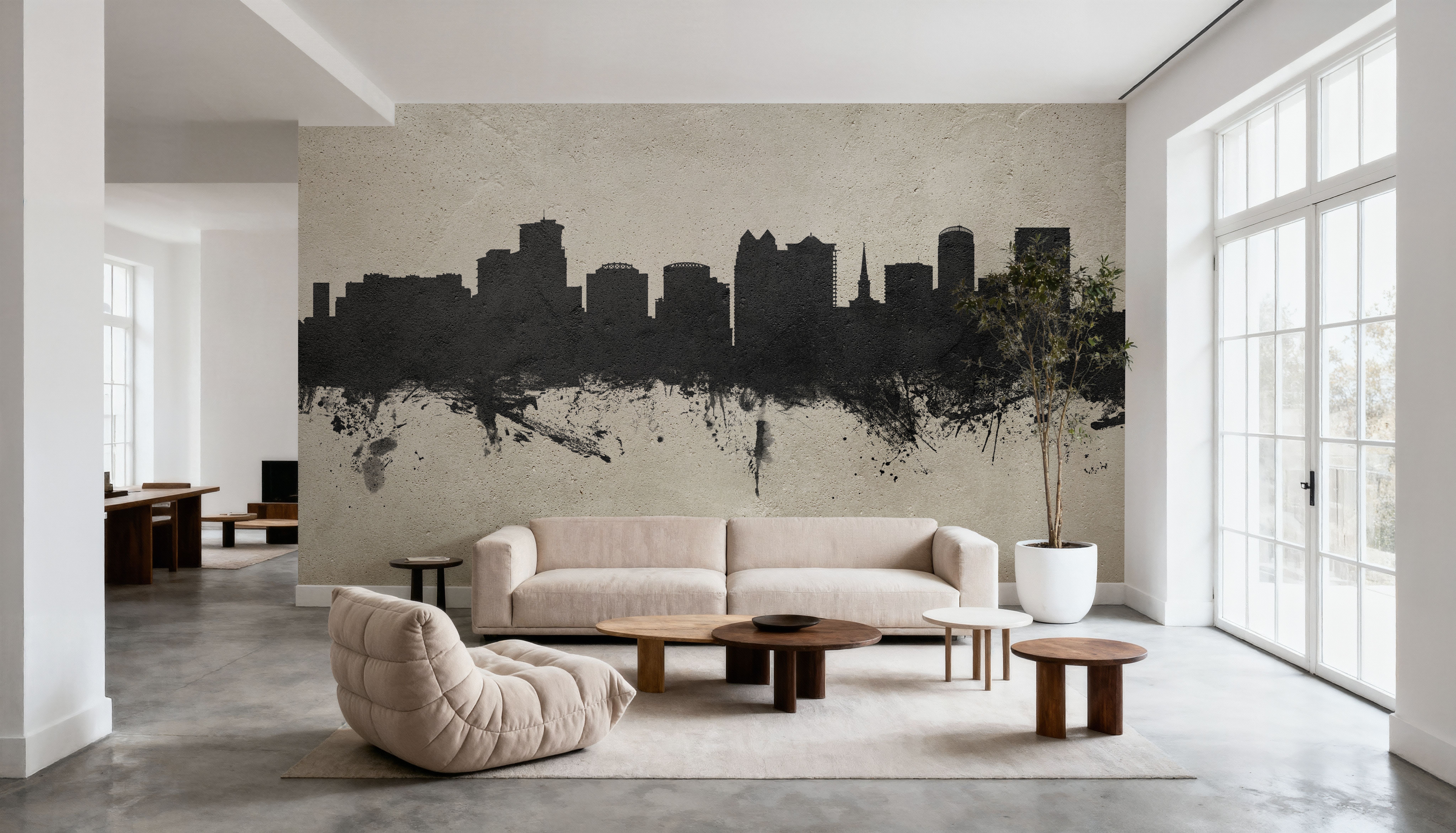 Orlando Florida Skyline Concrete