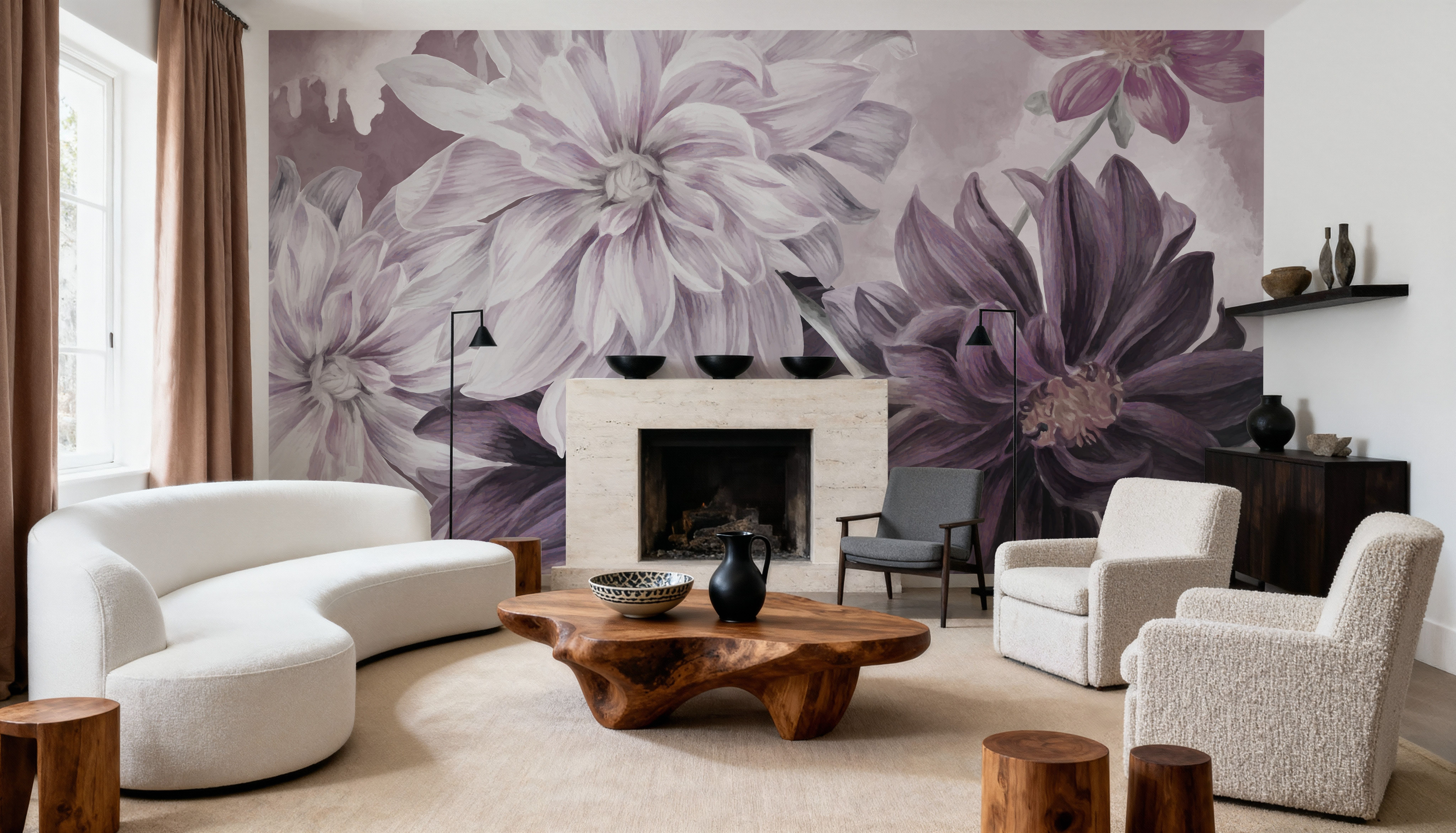 Focus on the Dahlia Red