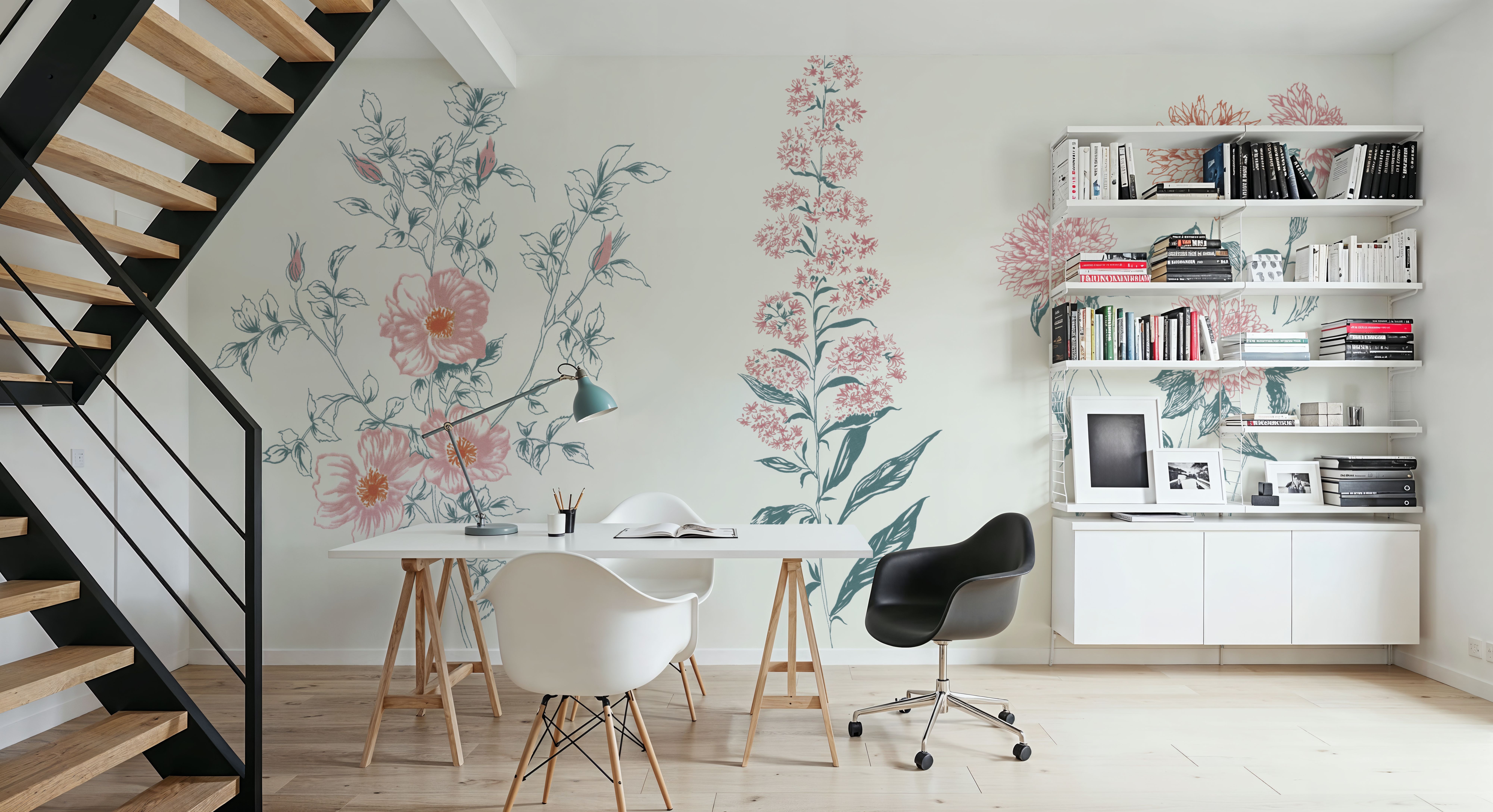 Flowers on White X