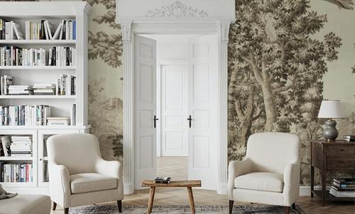 Enchanted Grove Tapestry, Beige