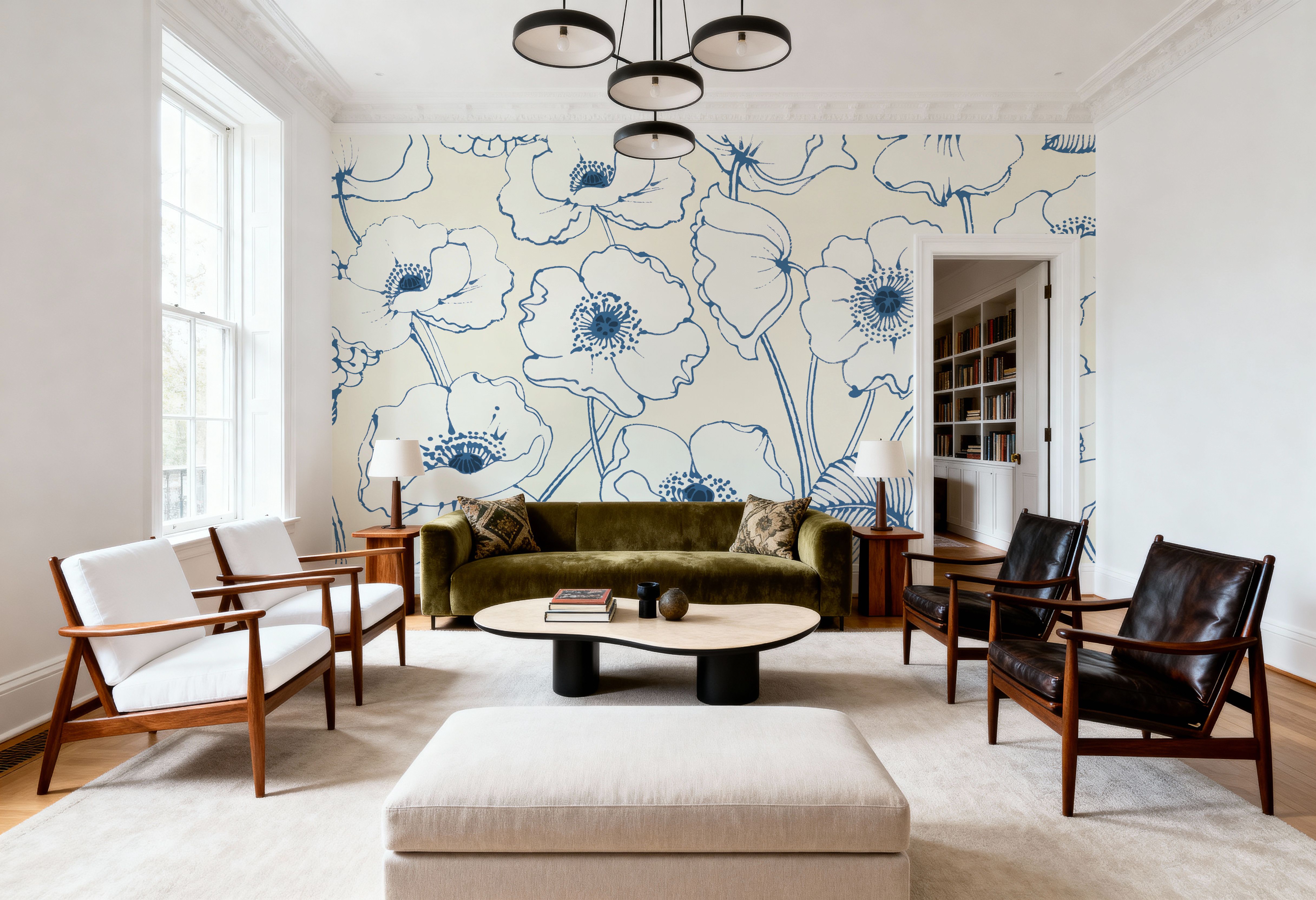 Pen and Ink Flowers I