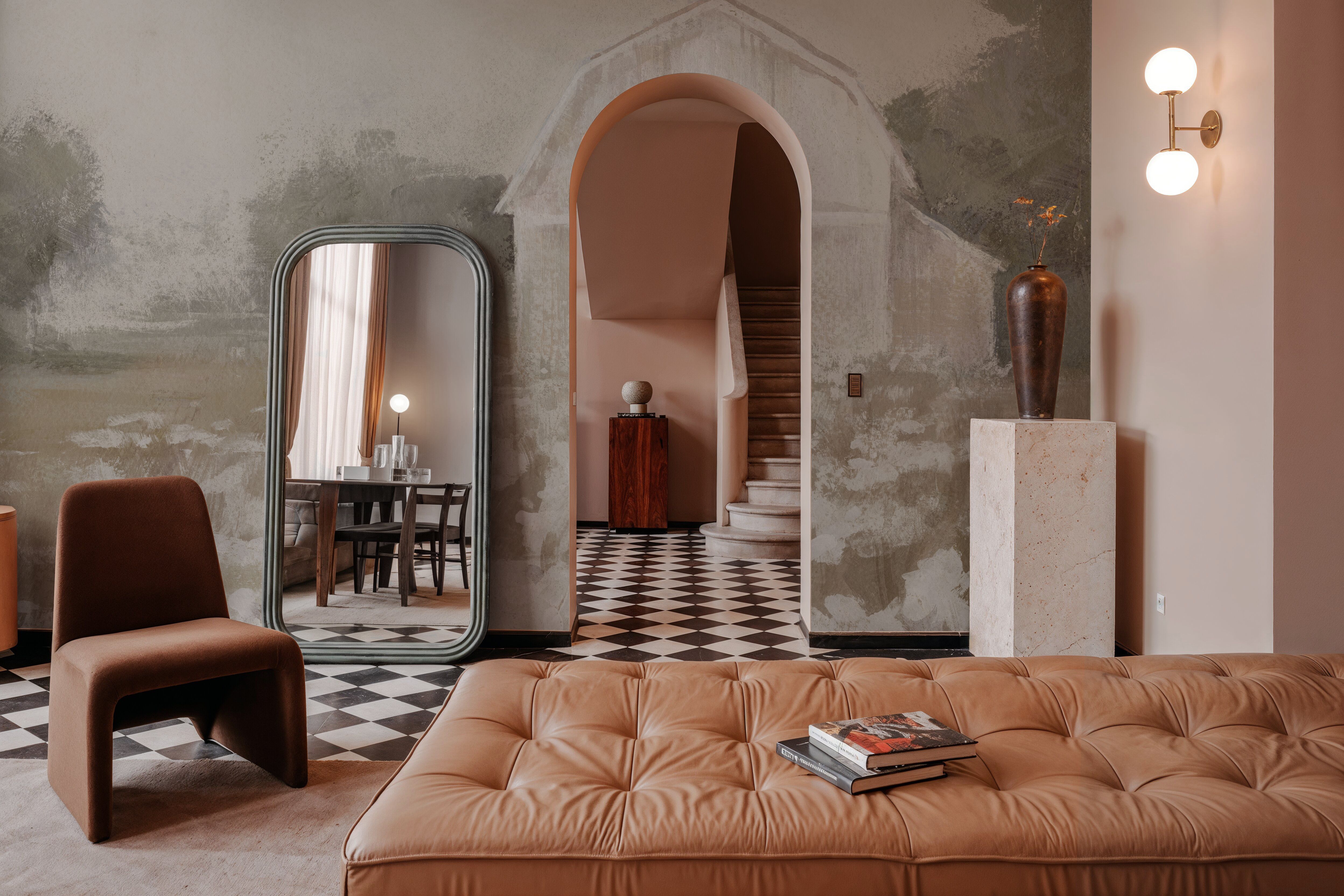 White Barn Meadow Neutral, Papel pintado