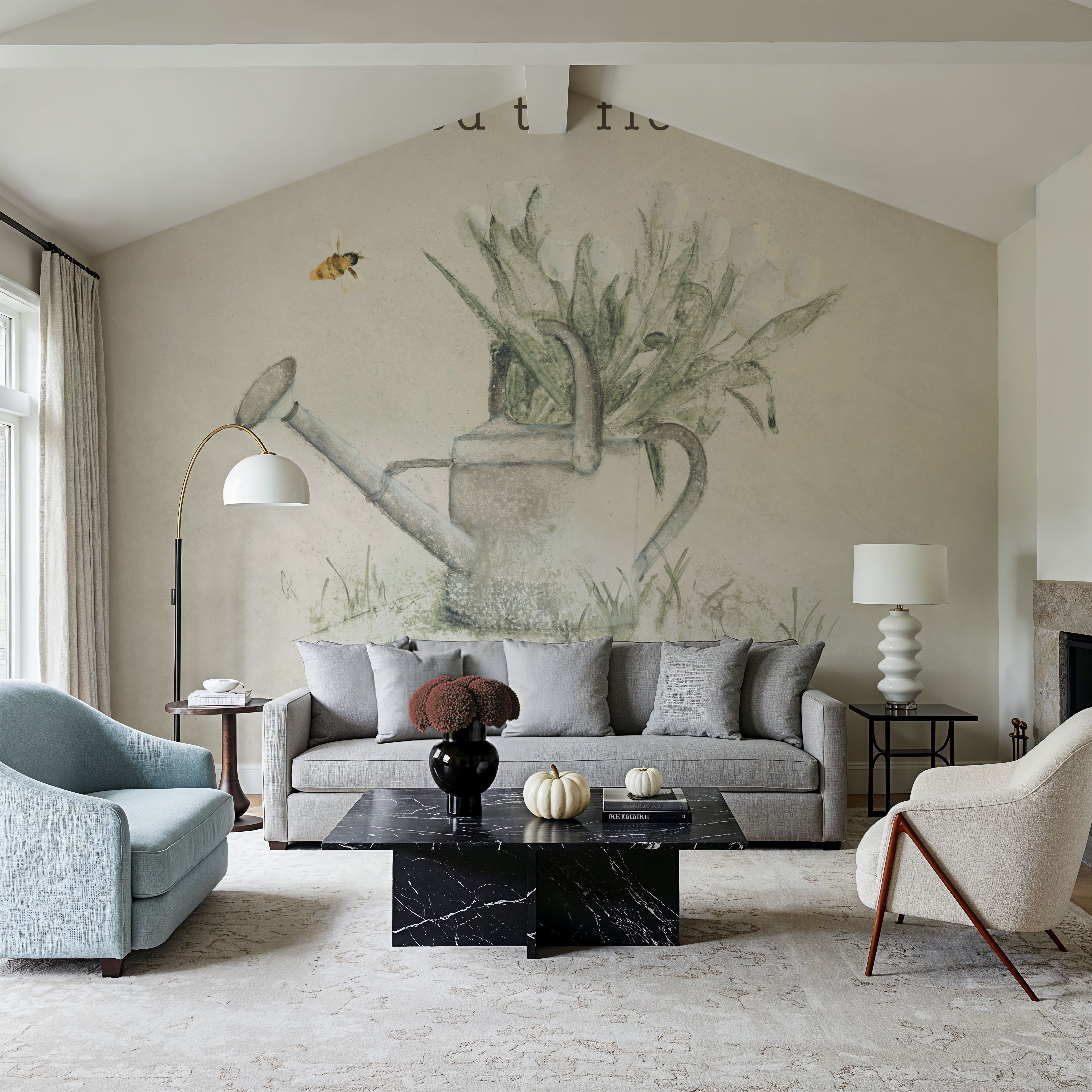 Garden Watering Can Flourish