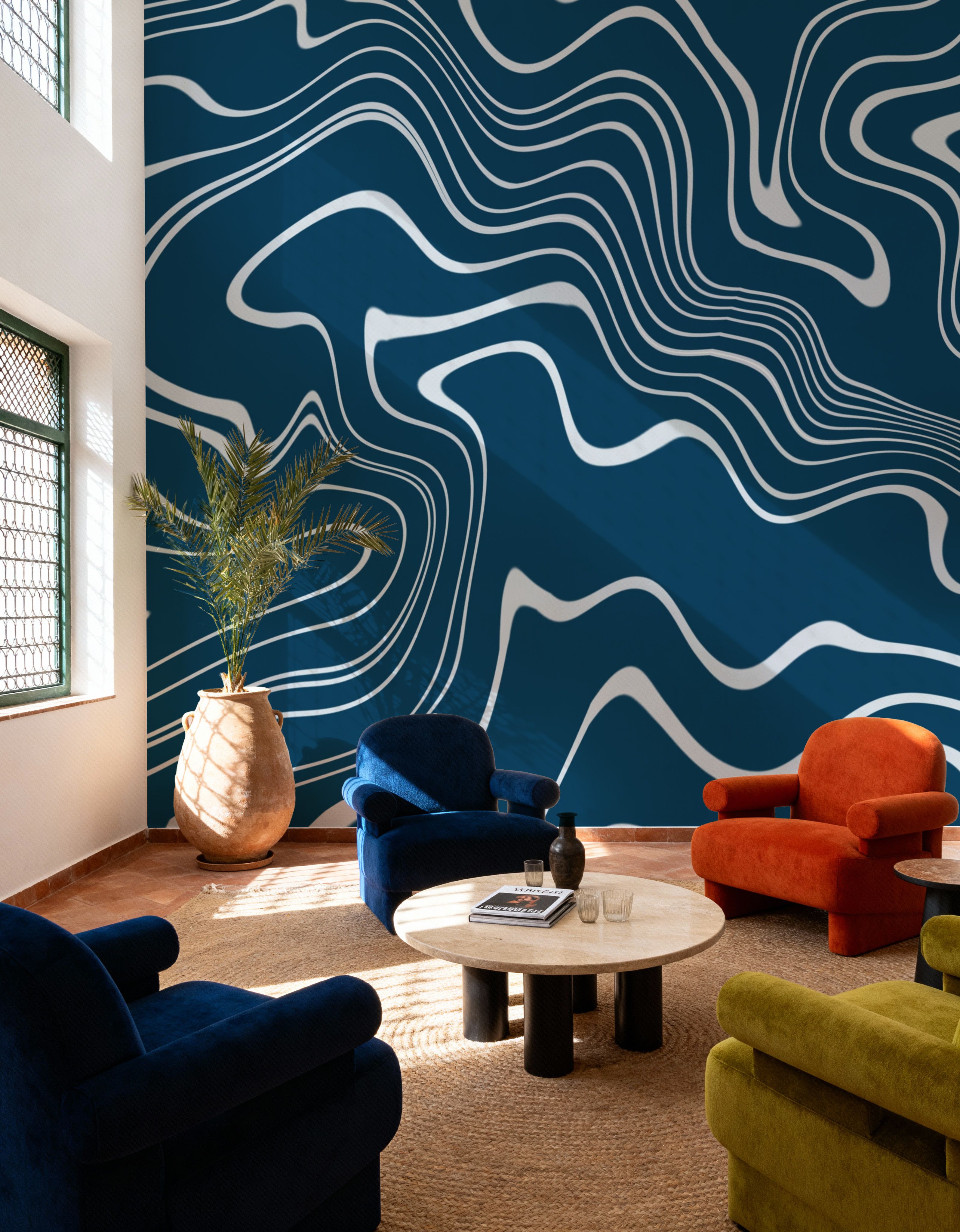 Speedy Swirls, Blue