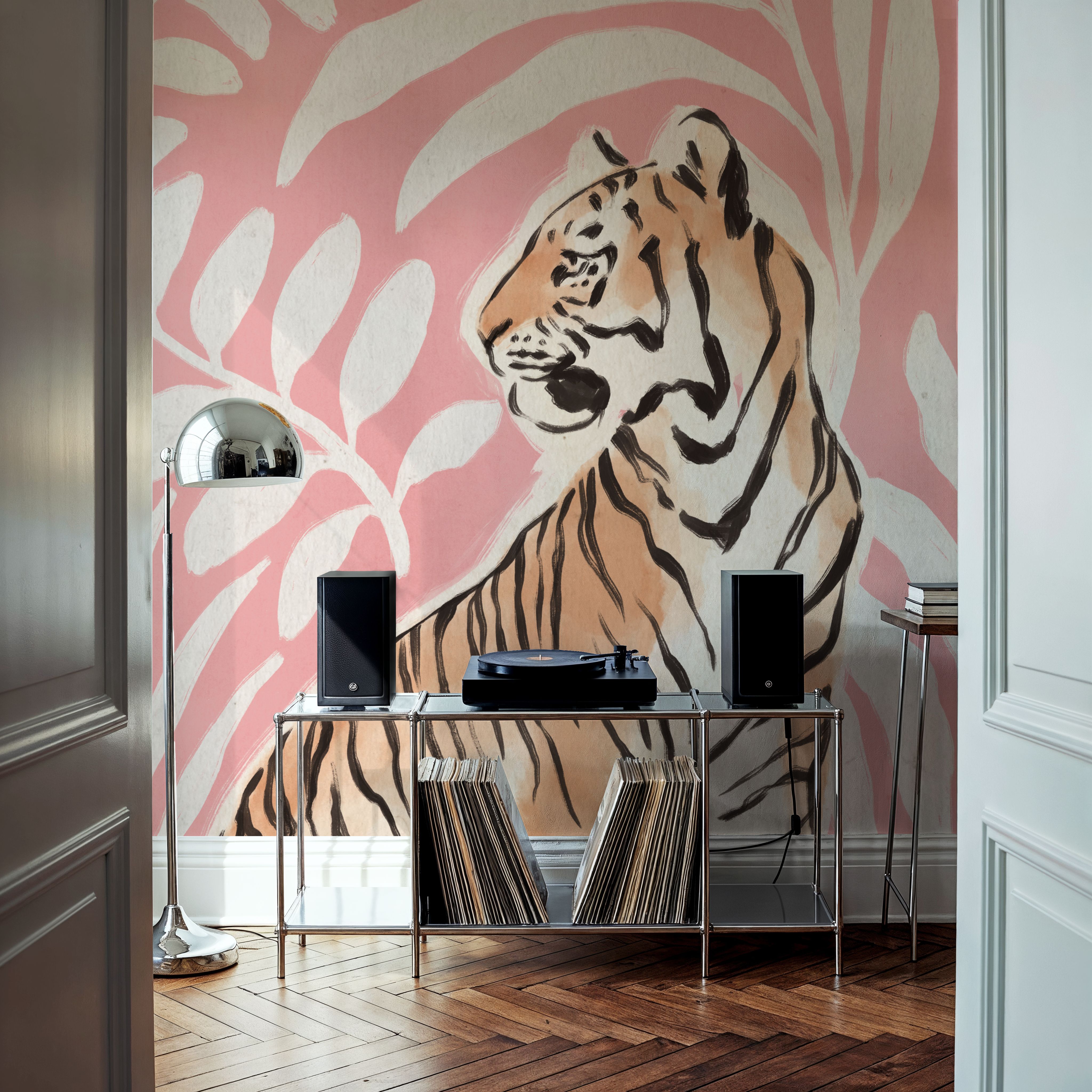 Jungle Cats II Pink