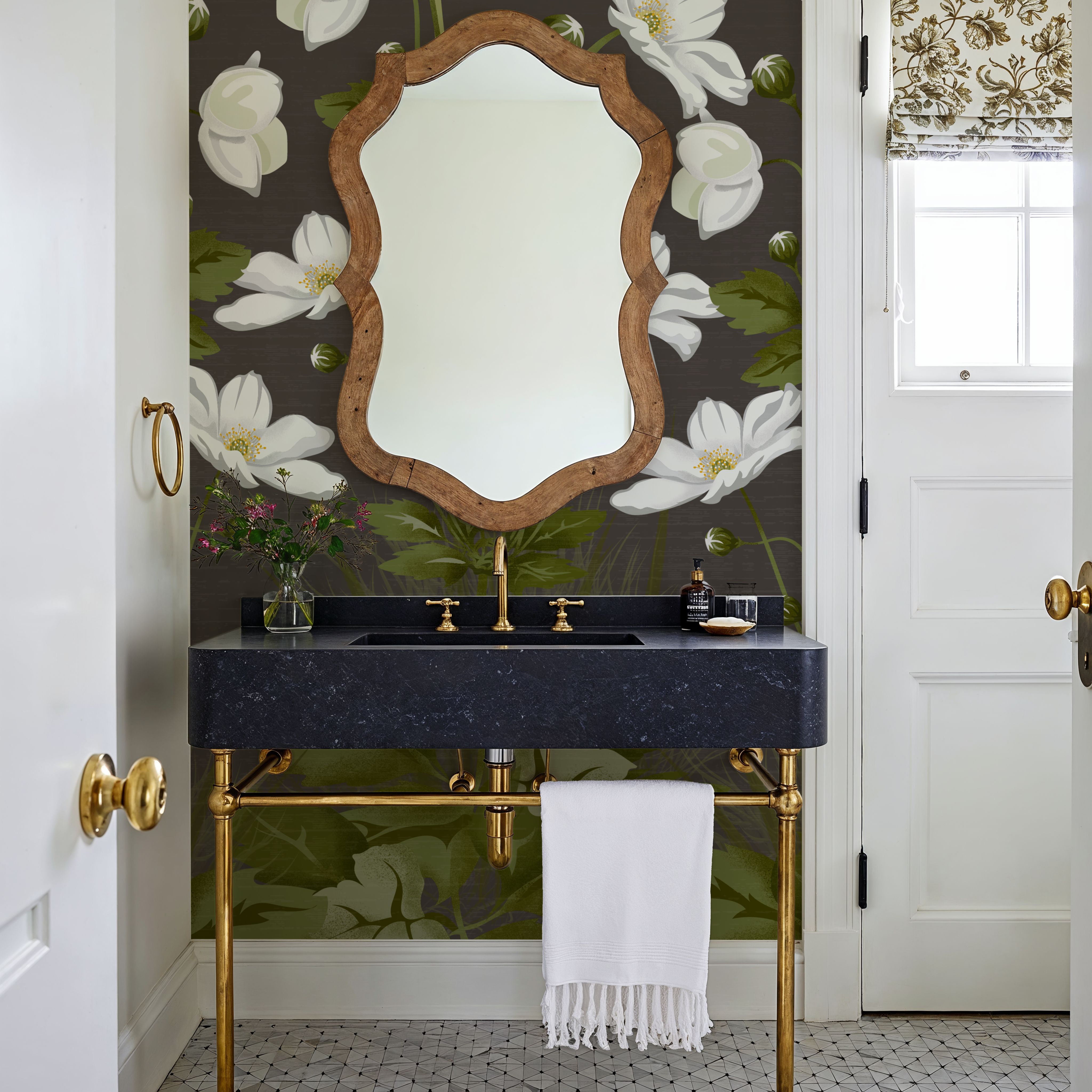 White Anemones, Taupe