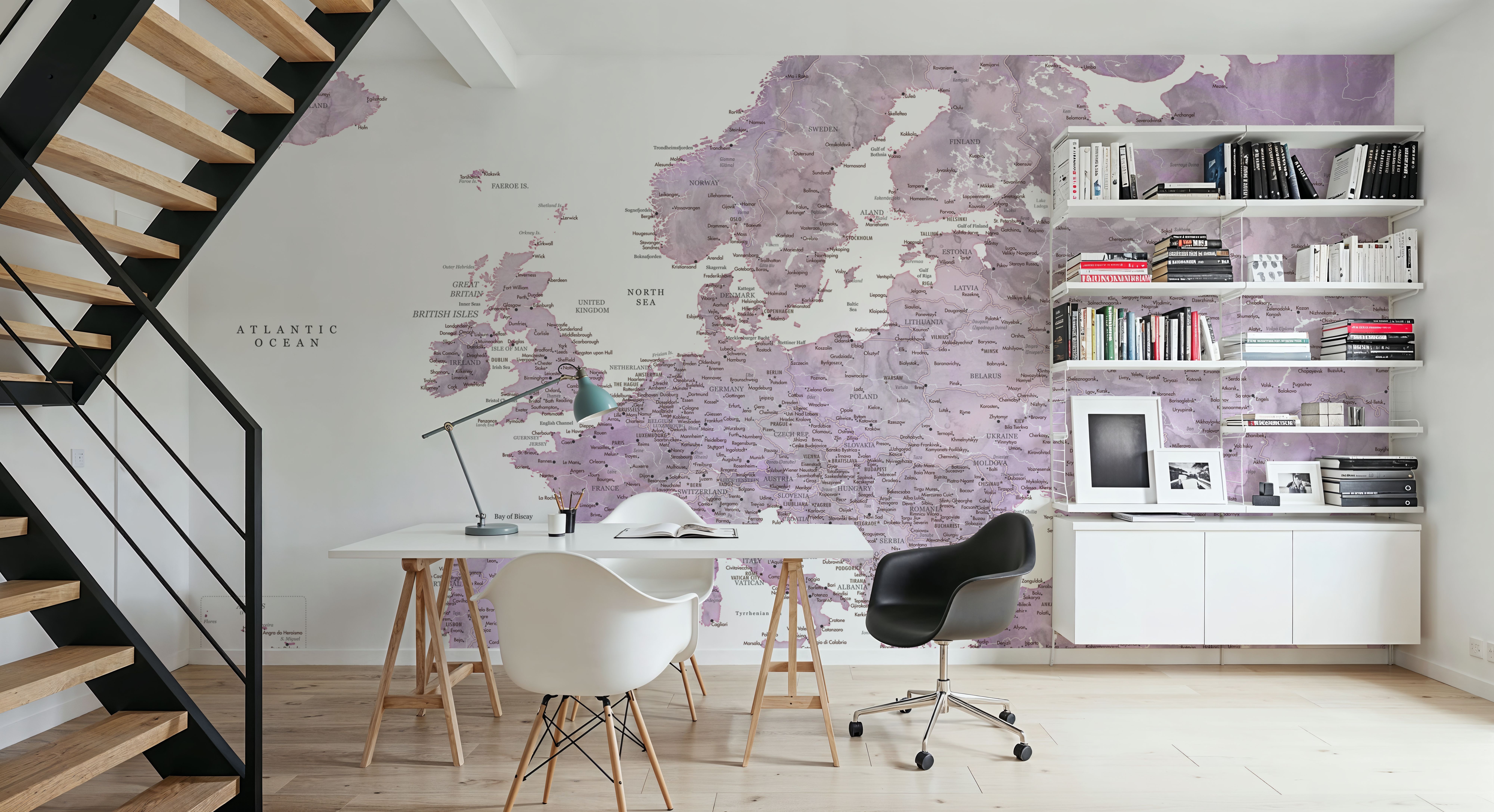 Europe Map Detailed - Cecilie