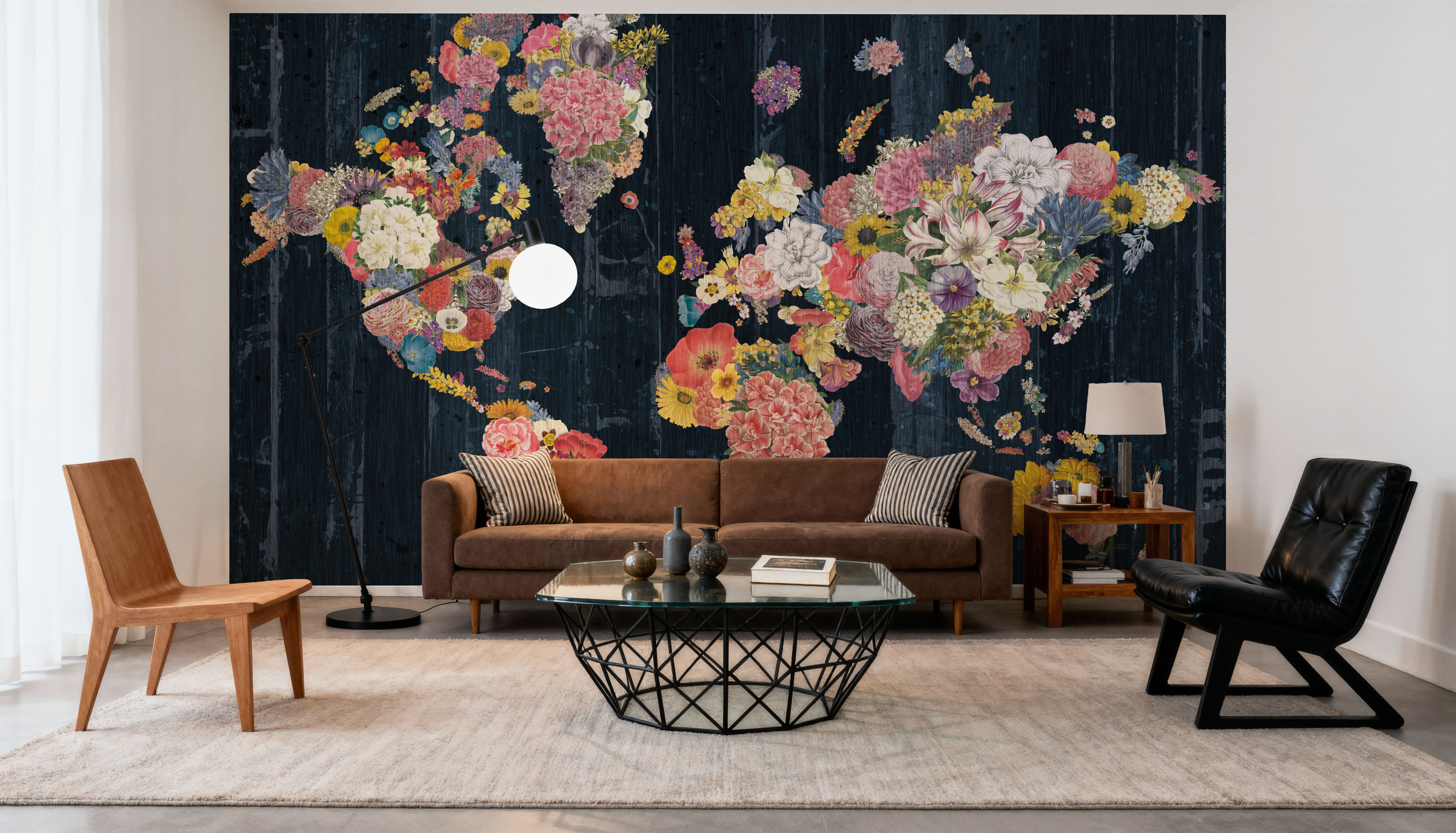 Botanical Floral Map