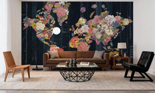 Botanical Floral Map