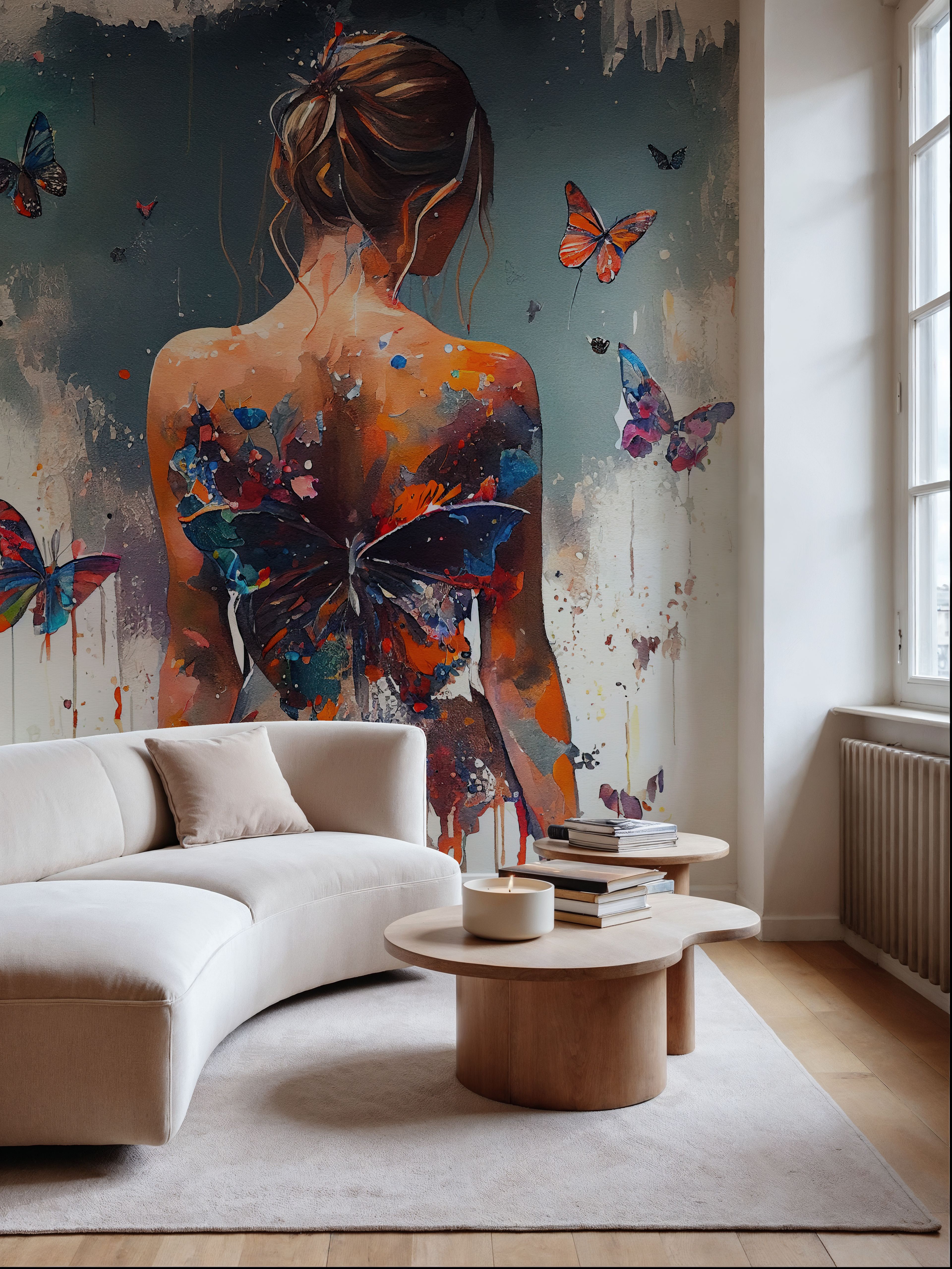 Powerful Butterflies Blue
