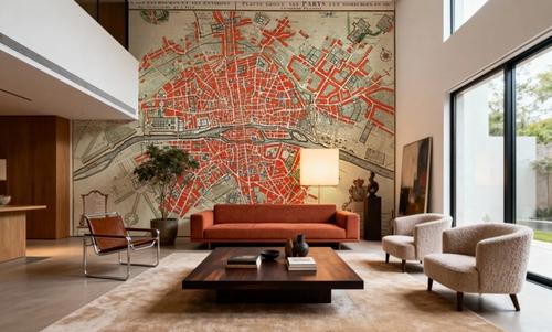 Paris Map 1700s