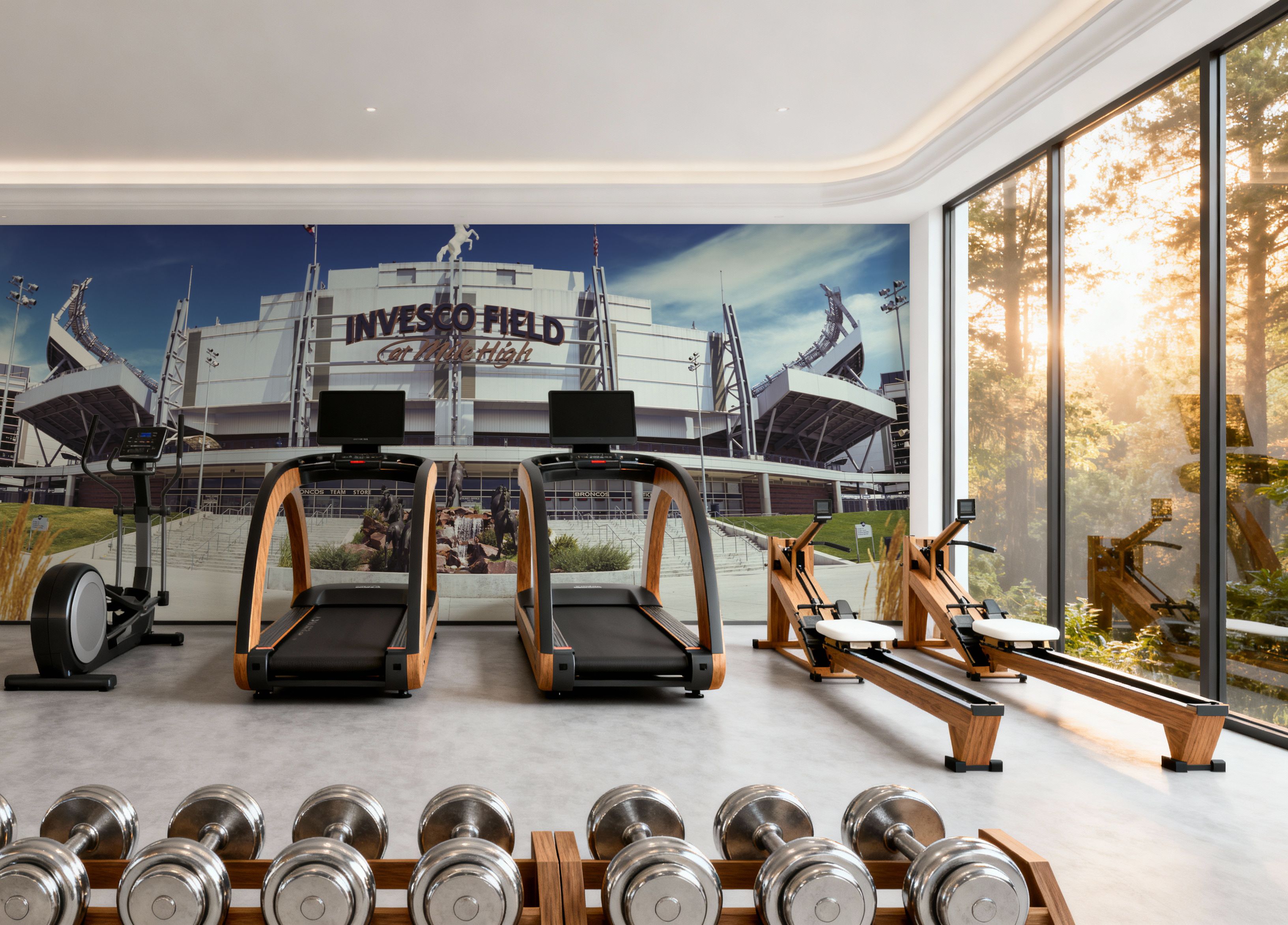 Mile High Stadium Bronco