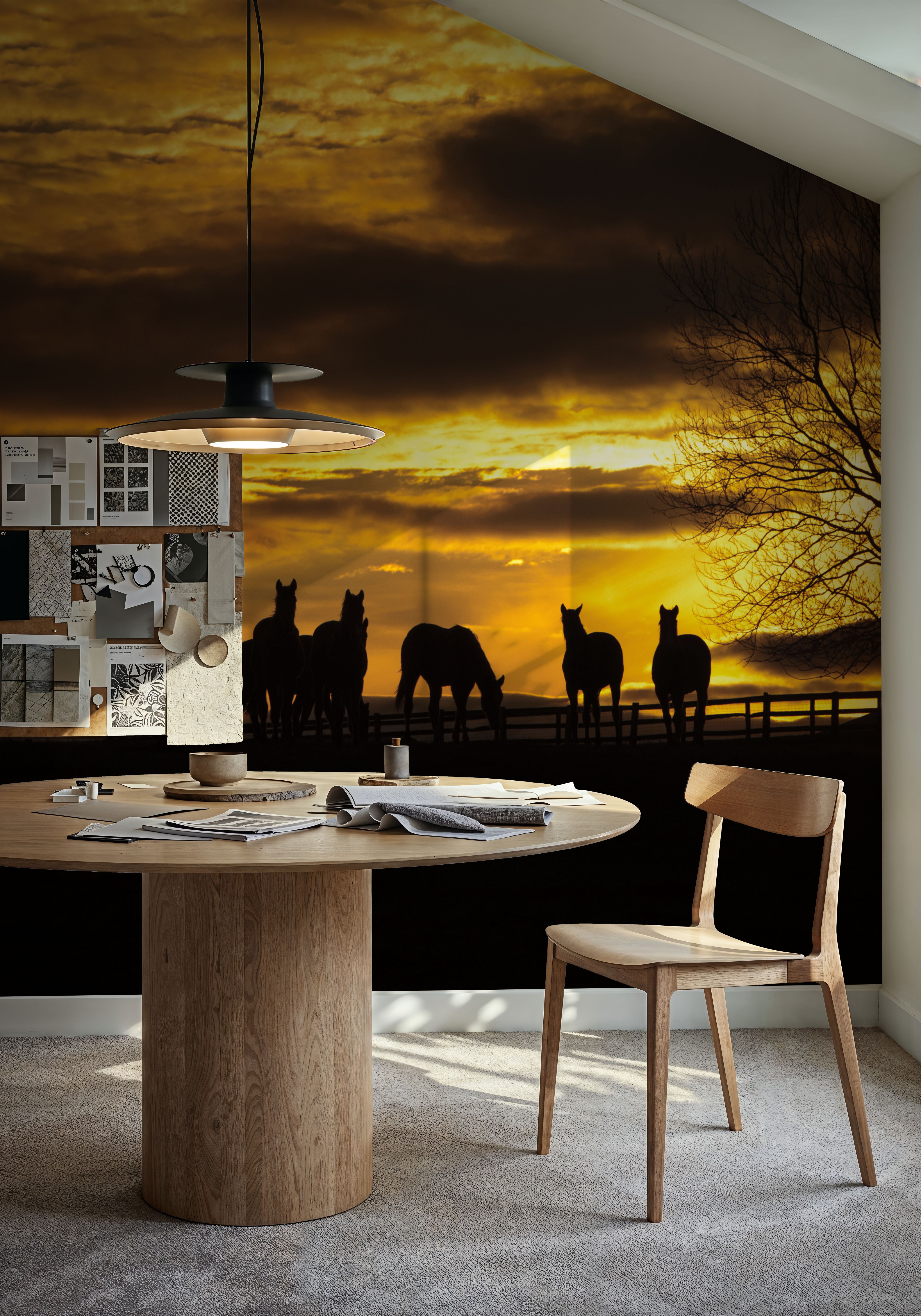 Horses at Sunset