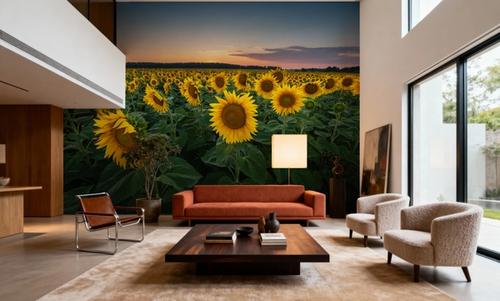 Proud Sunflower Field