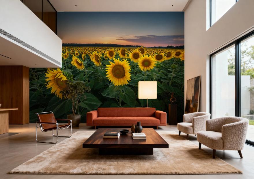 Proud Sunflower Field