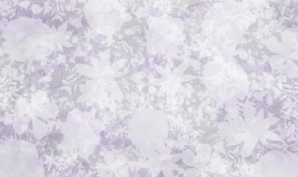 Flower Silhouette Purple