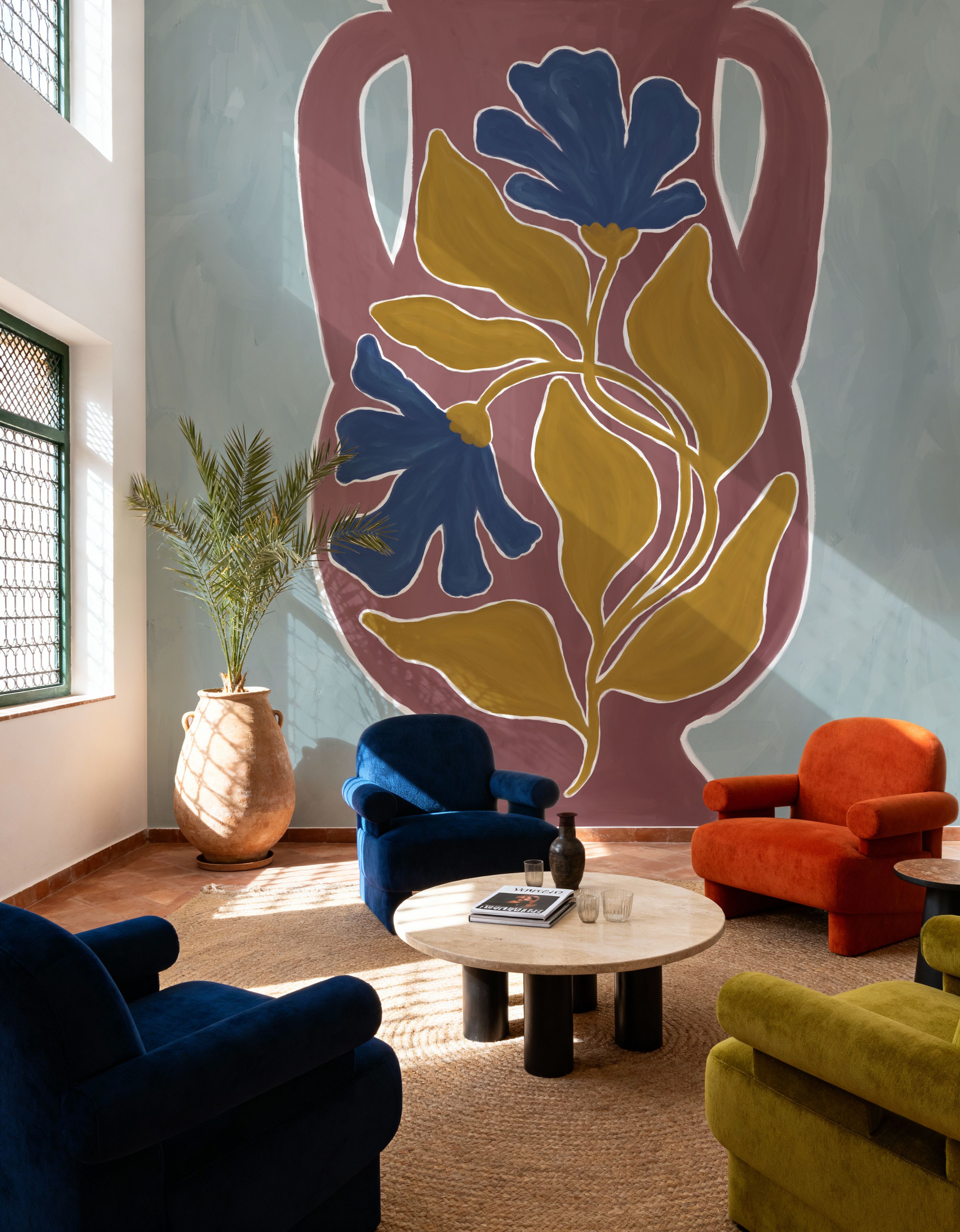 Modern Floral Vase II