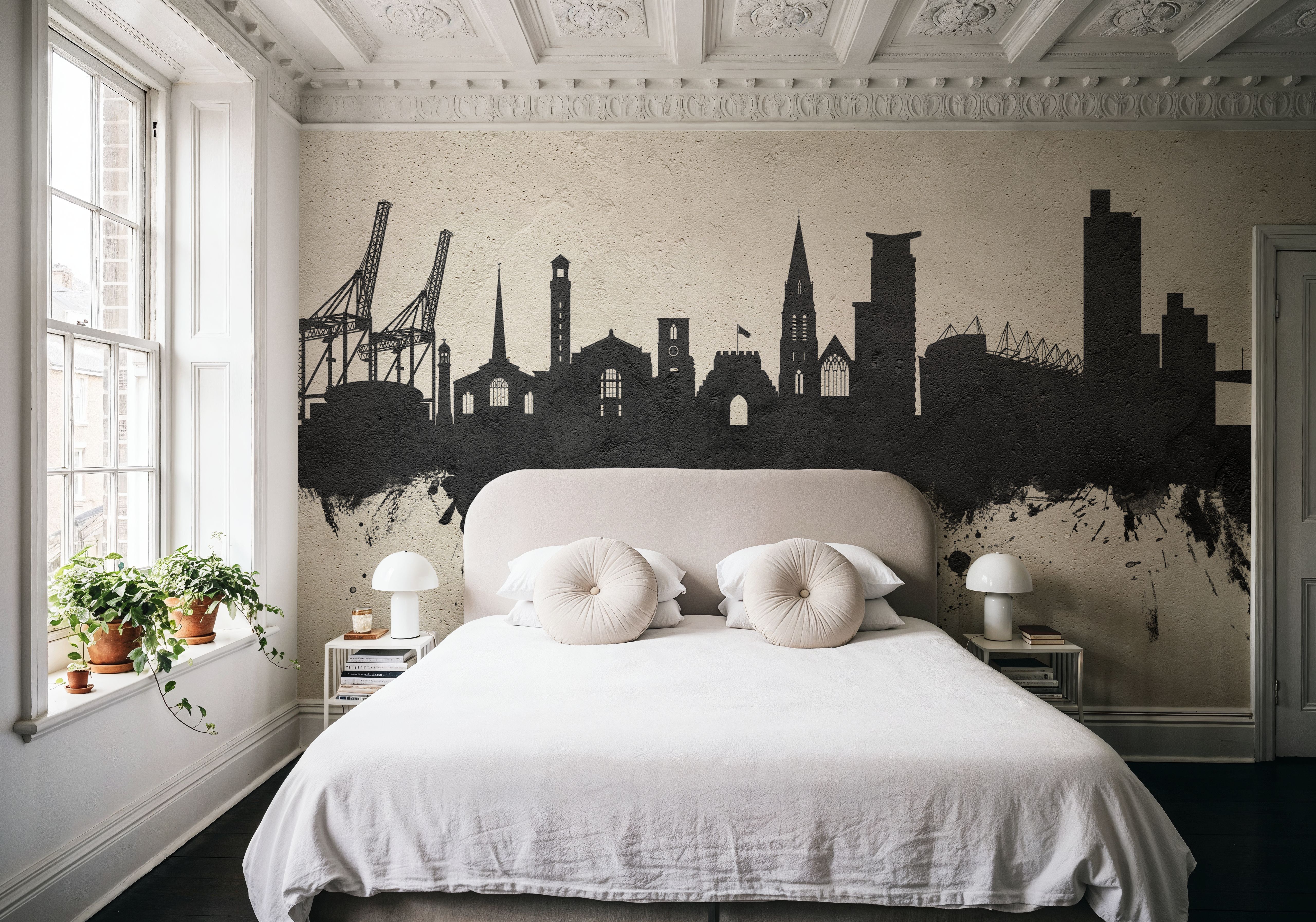 Southampton England Skyline Concrete, Wallpaper