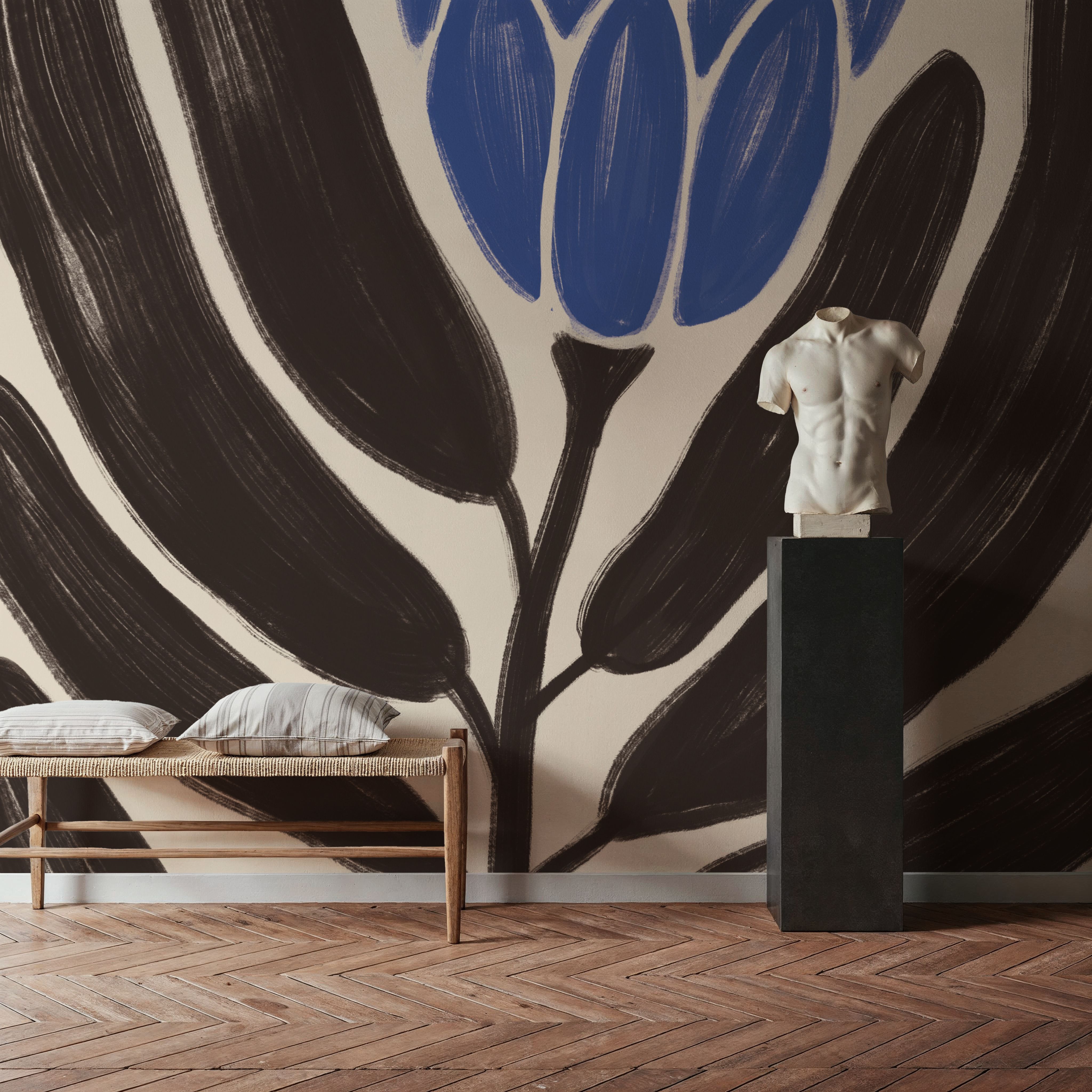 Simple Flowers I Blue