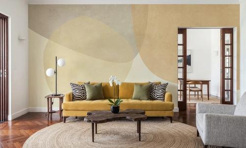 Embracing Shapes, Butter Yellow