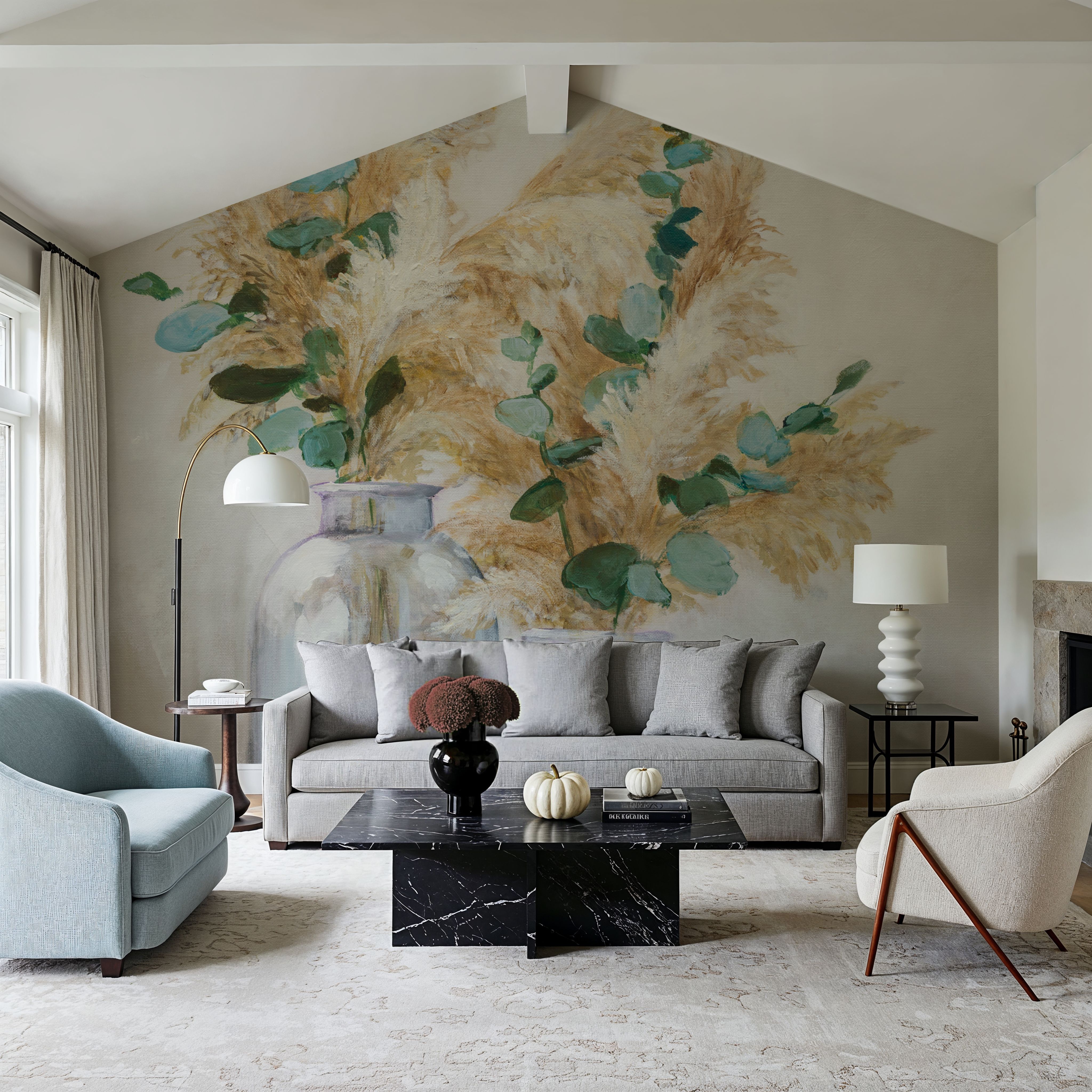 Pampas and Eucalyptus Bouquets