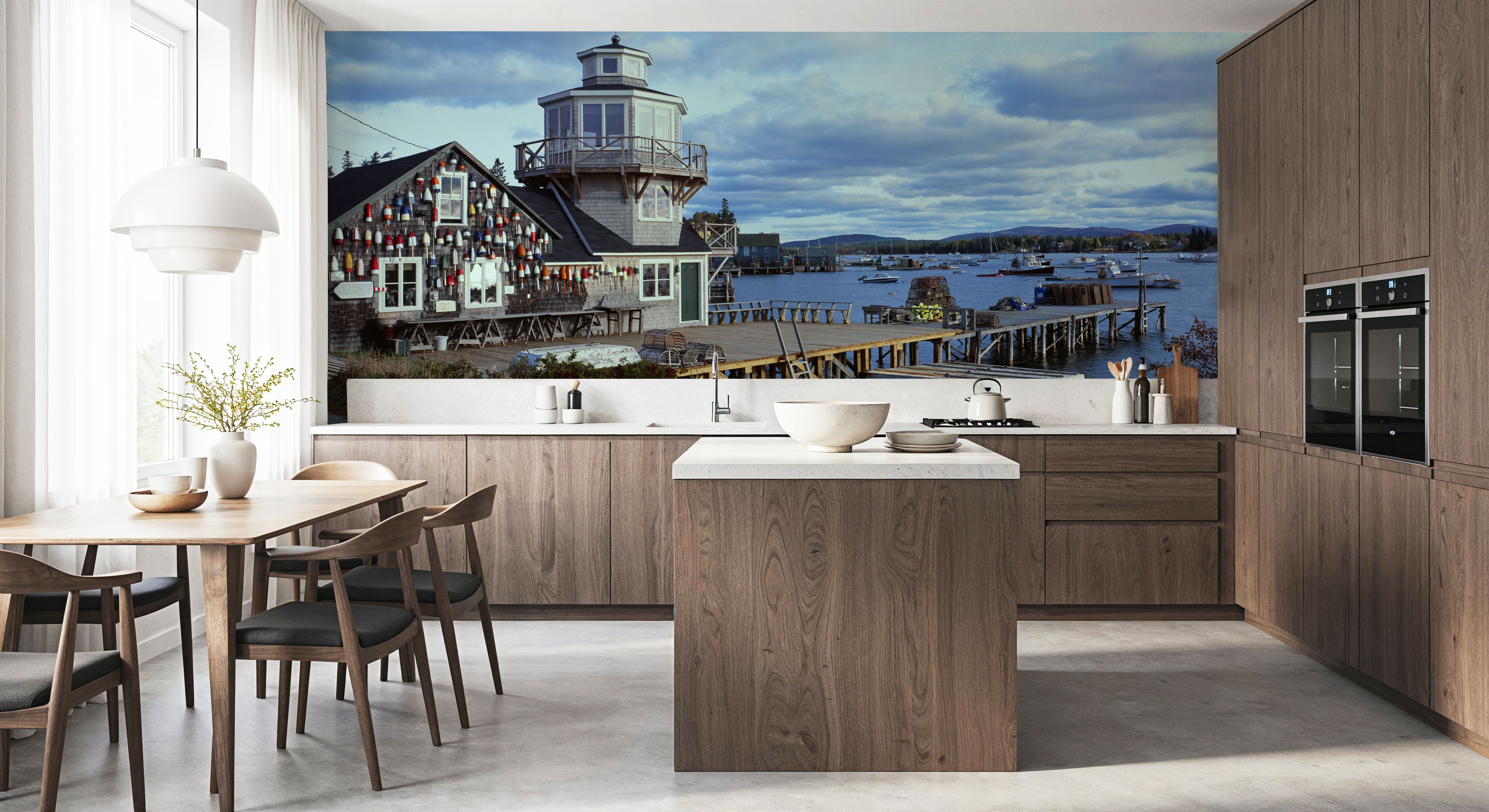 Seaside Lobster Wharf, Wallpaper