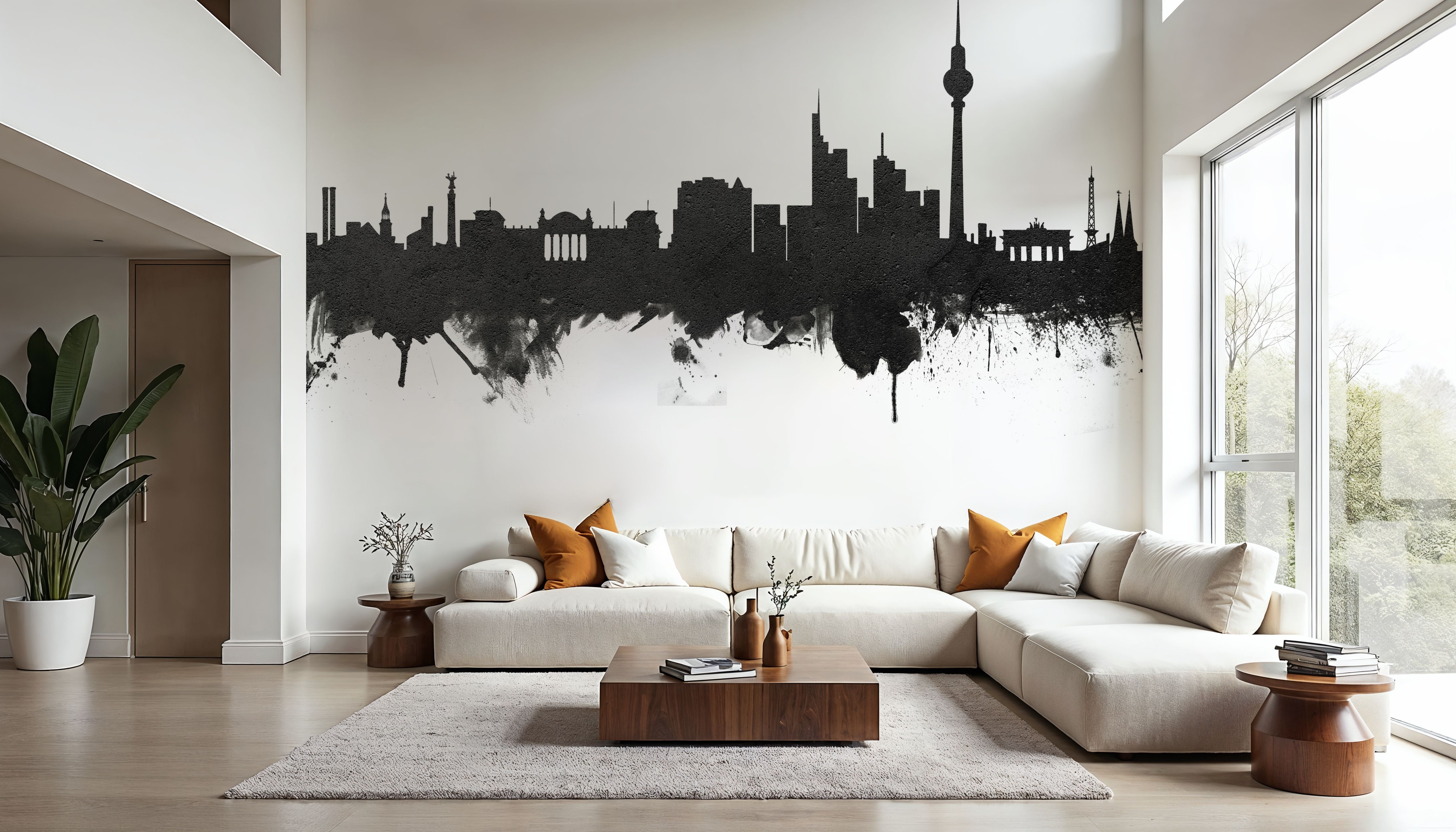 Berlin Skyline Black & White