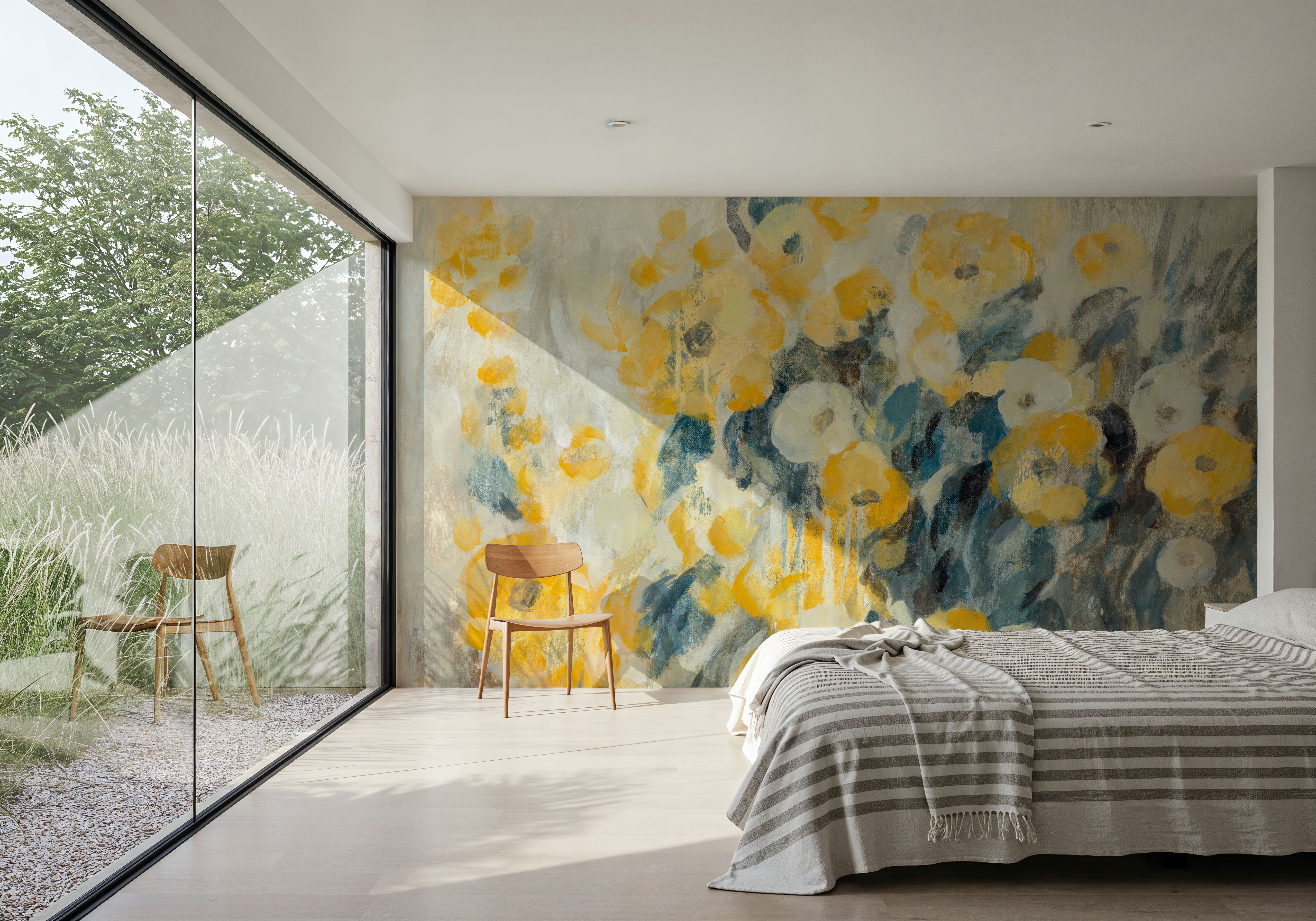 Flowers on a Rainy Day