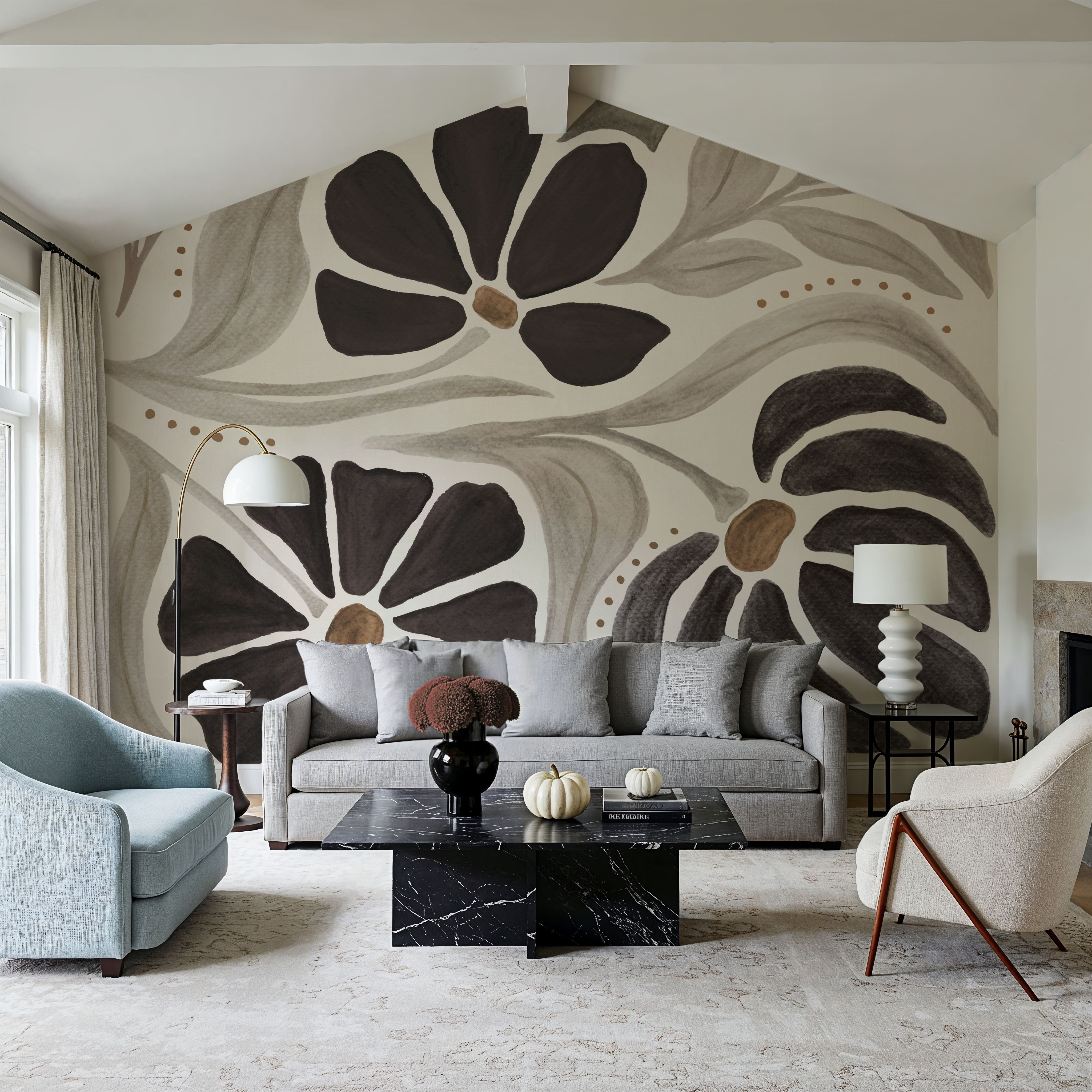 Modern Petals II Neutral