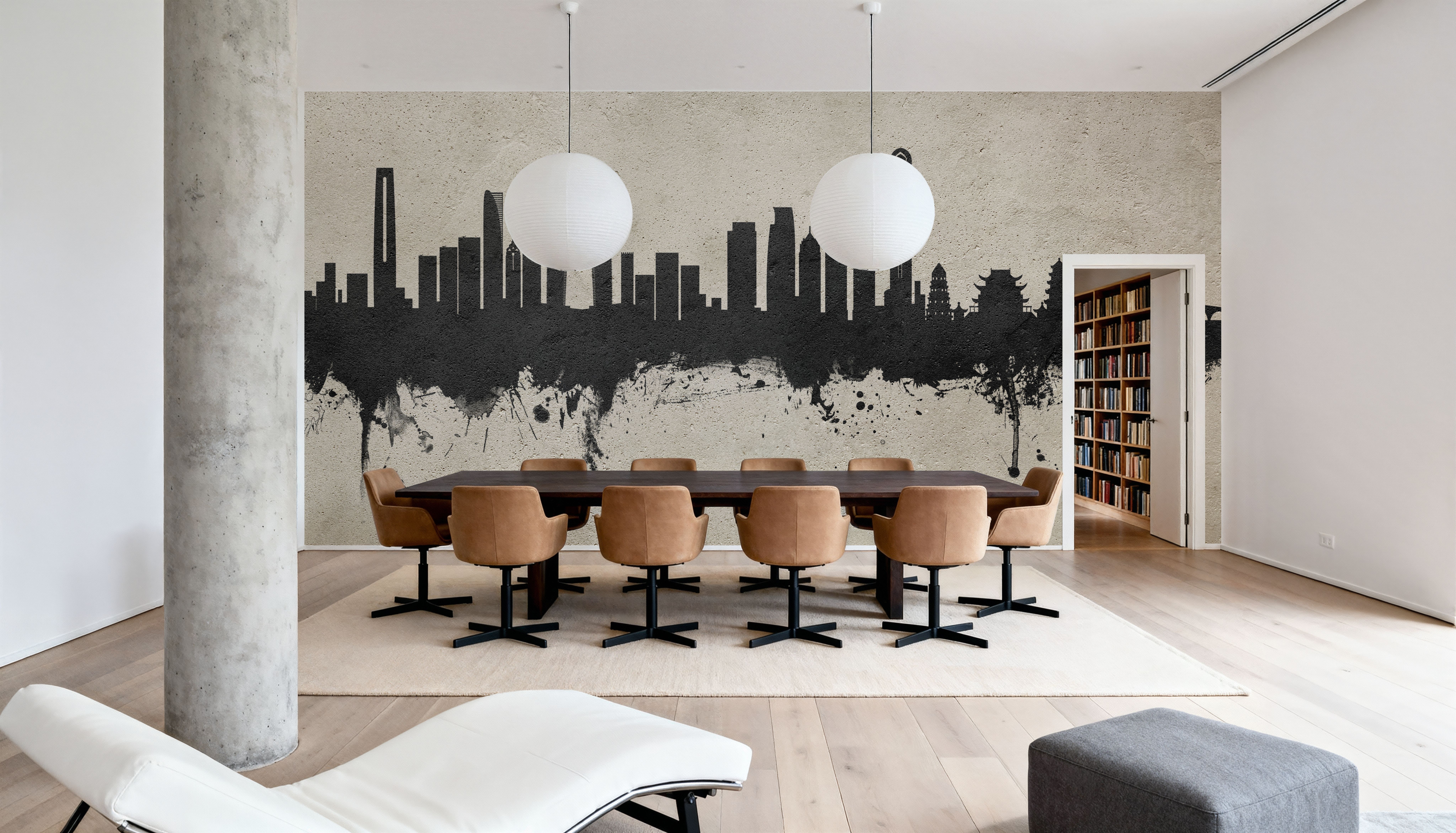Suzhou China Skyline Concrete