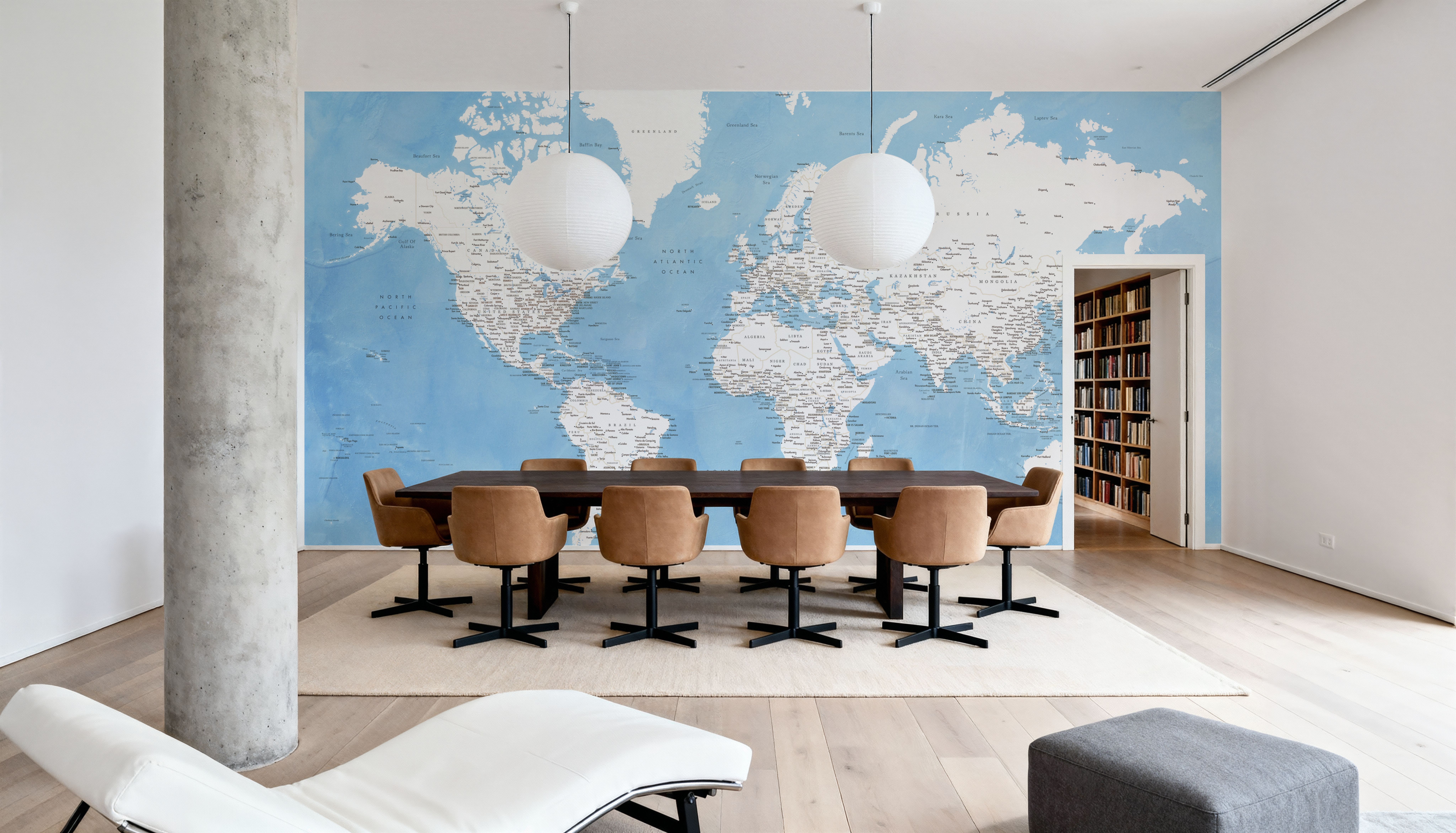 World Map Cities - Naolin