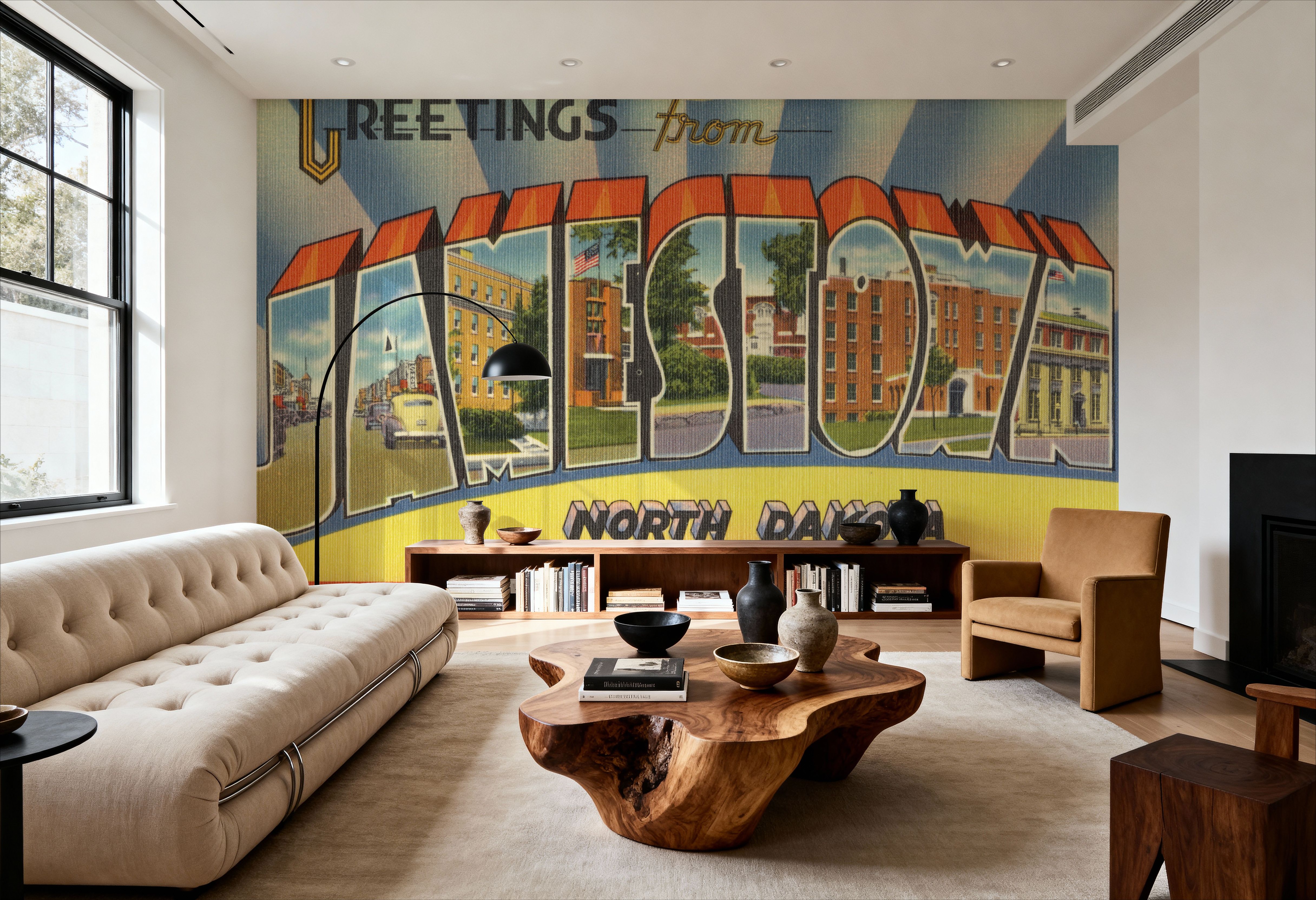 Greetings from Jamestown - Screenprint Postcard